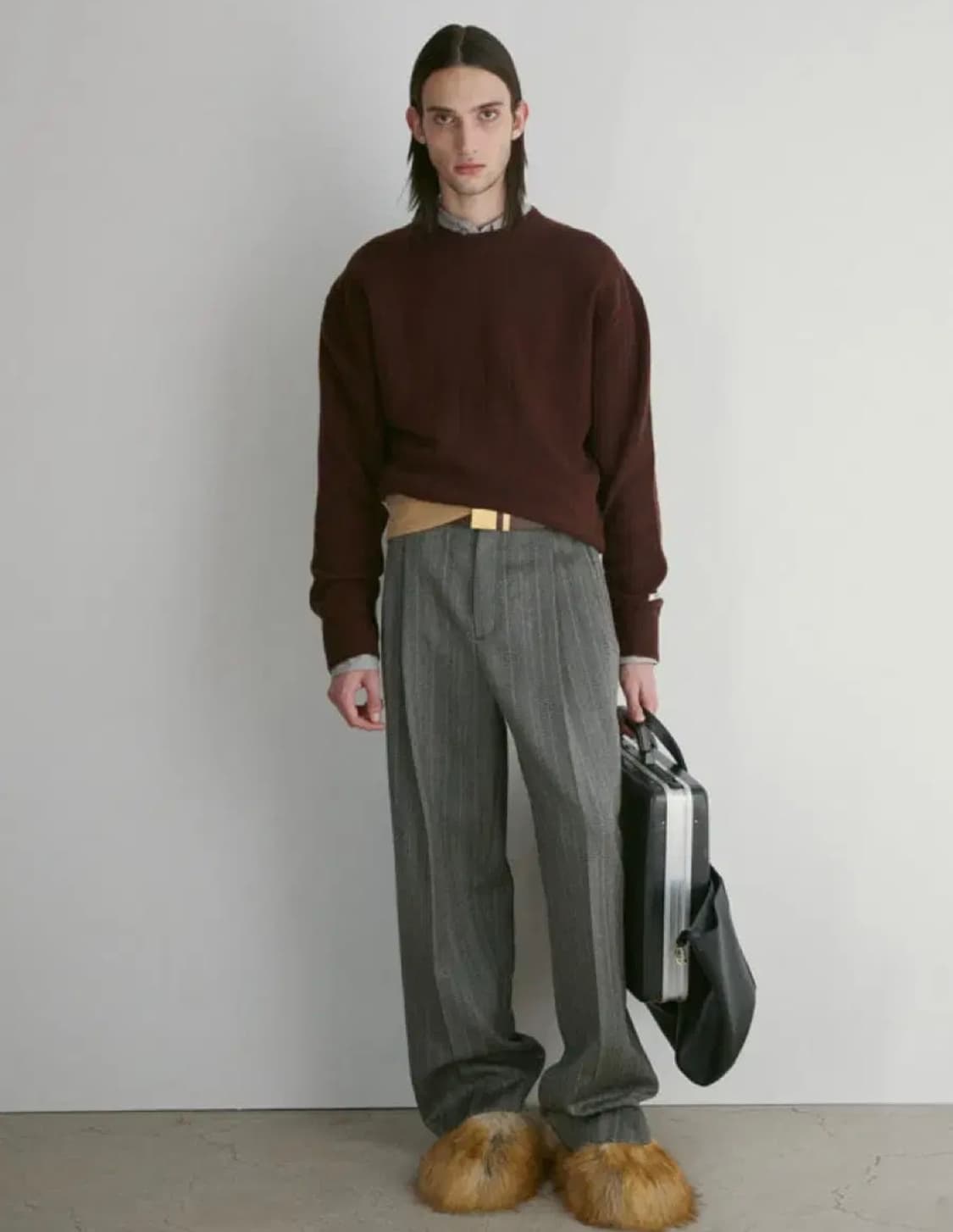 렉토 러블리니트 레드브라운 m 상품이미지2