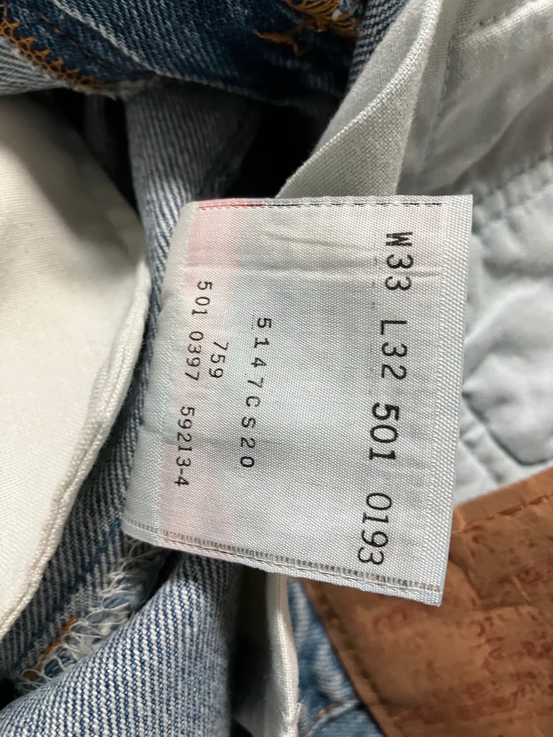 97) levi’s 501 made in usa  상품이미지8