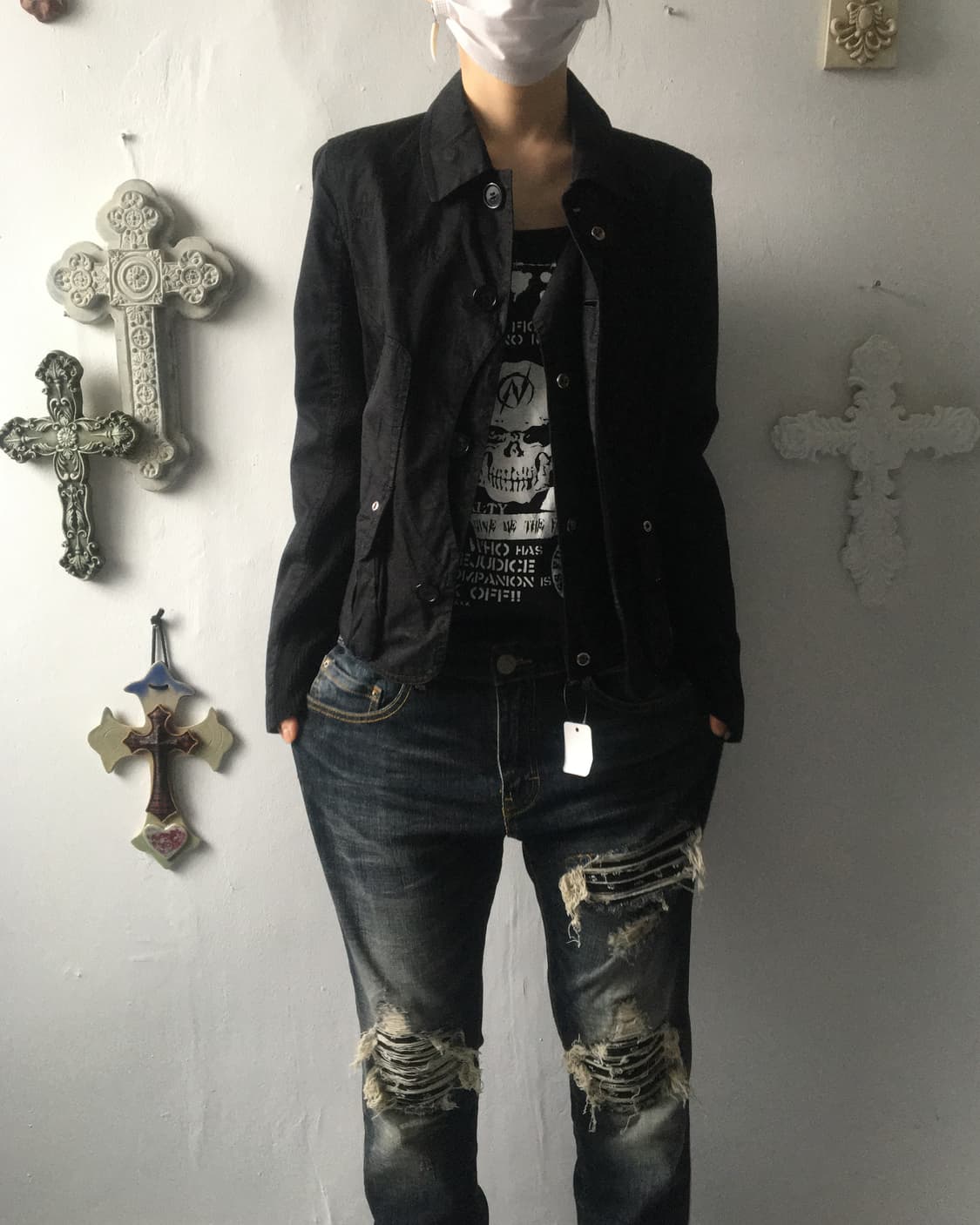 Belted cotton jacket 상품이미지9