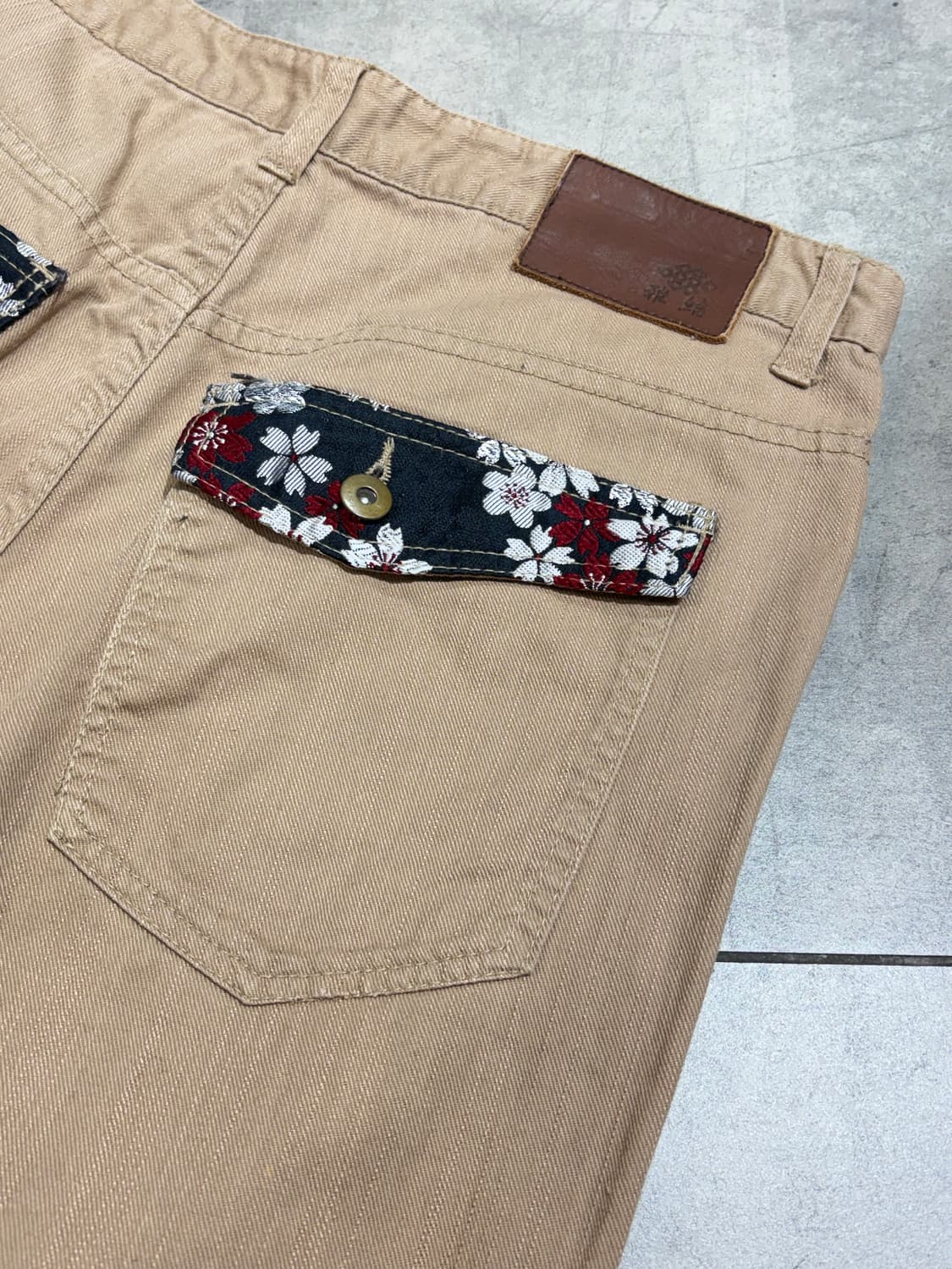 일본 오리엔탈 자수 팬츠 상품이미지4