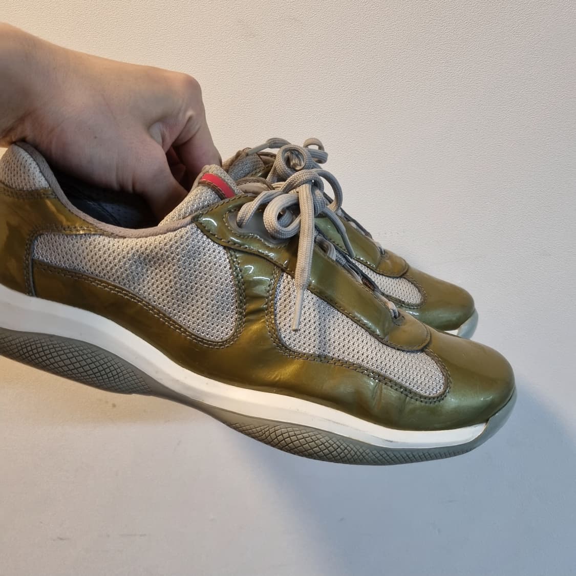 프라다 아메리칸컵 그린 카키 uk8 상품이미지9