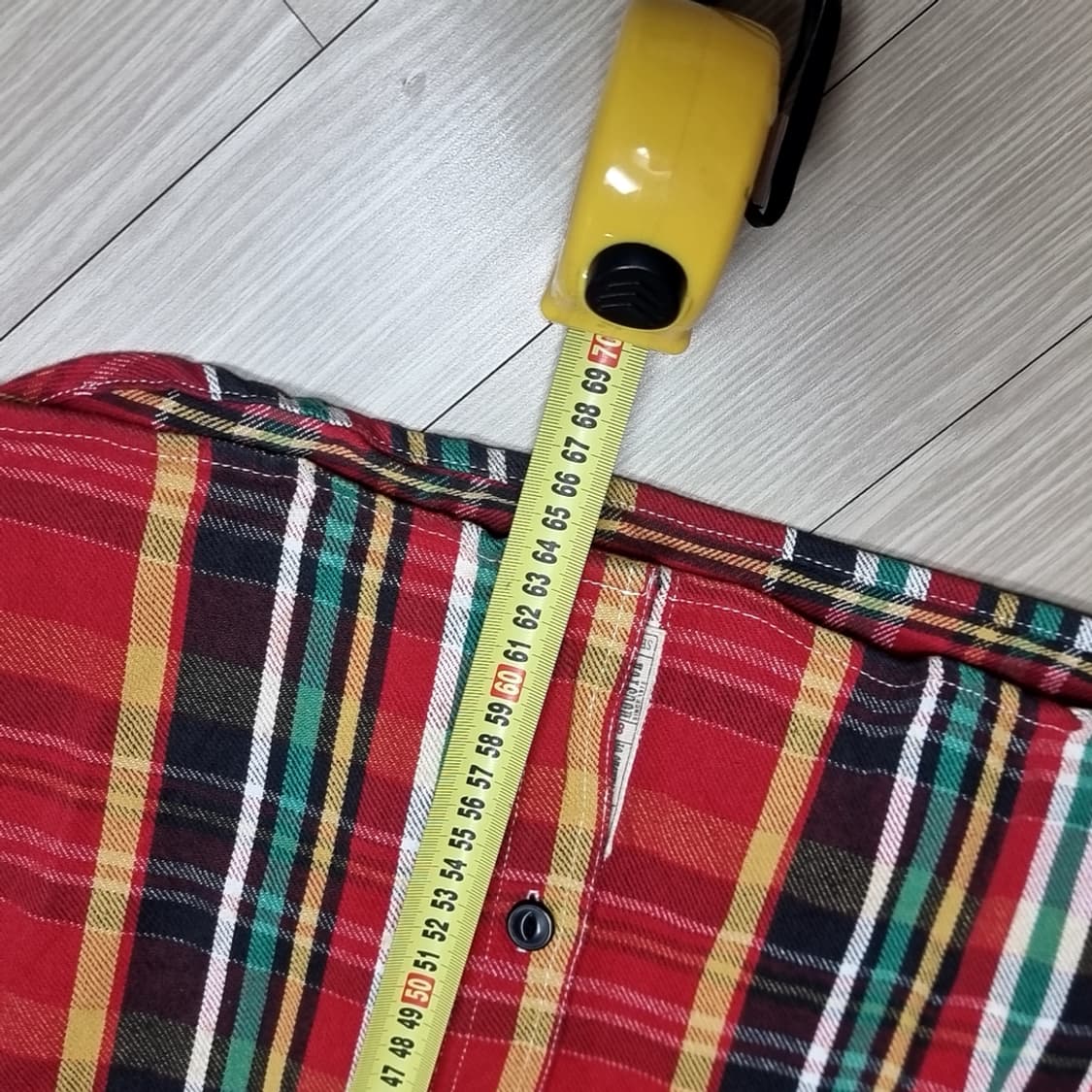 휴스턴 유니온메이드 레드 체크 남방 셔츠(95-100) 상품이미지9