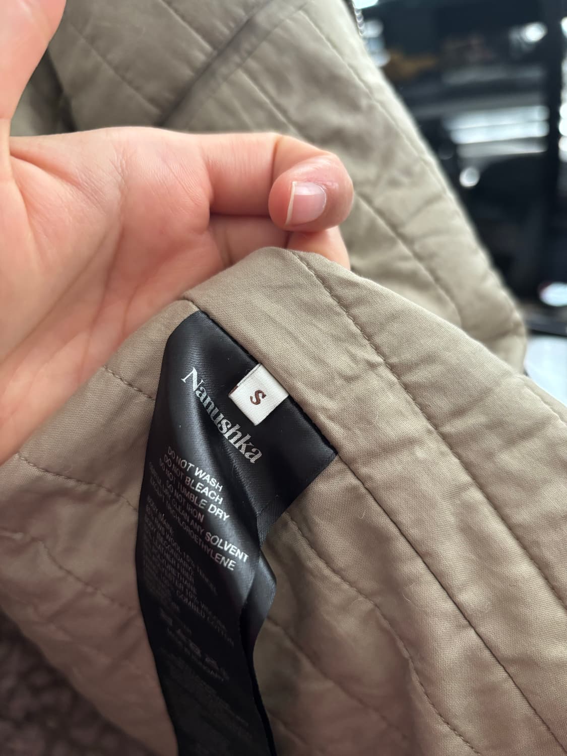 Nanushka 나누쉬카 푸들 코트 S 상품이미지6