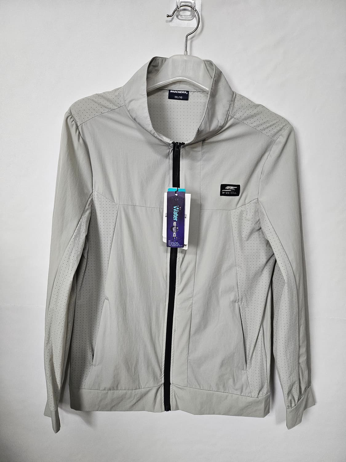 스케쳐스 남성 바람막이매쉬 점퍼 그레이 95 M 새제품 상품이미지1