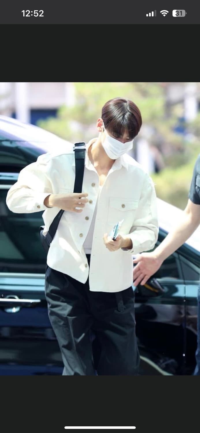 렉토 오프화이트 셔츠 자켓 S 상품이미지6