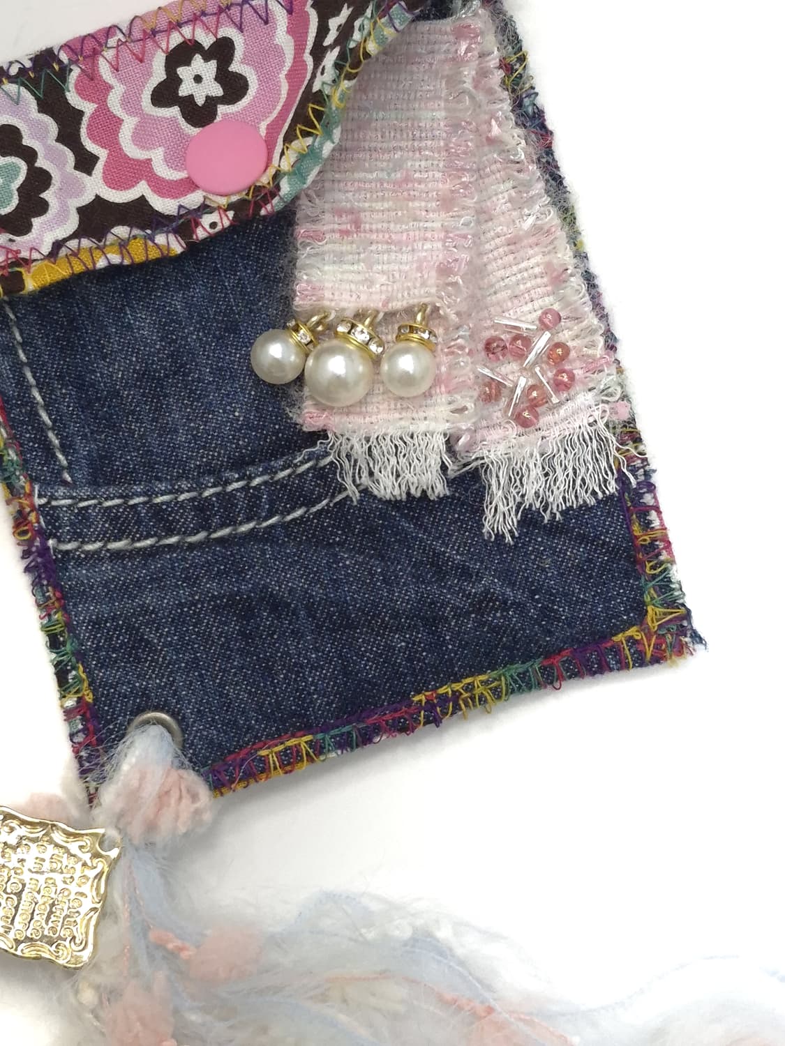 [키링] Exotic flower pocket keychain 상품이미지1