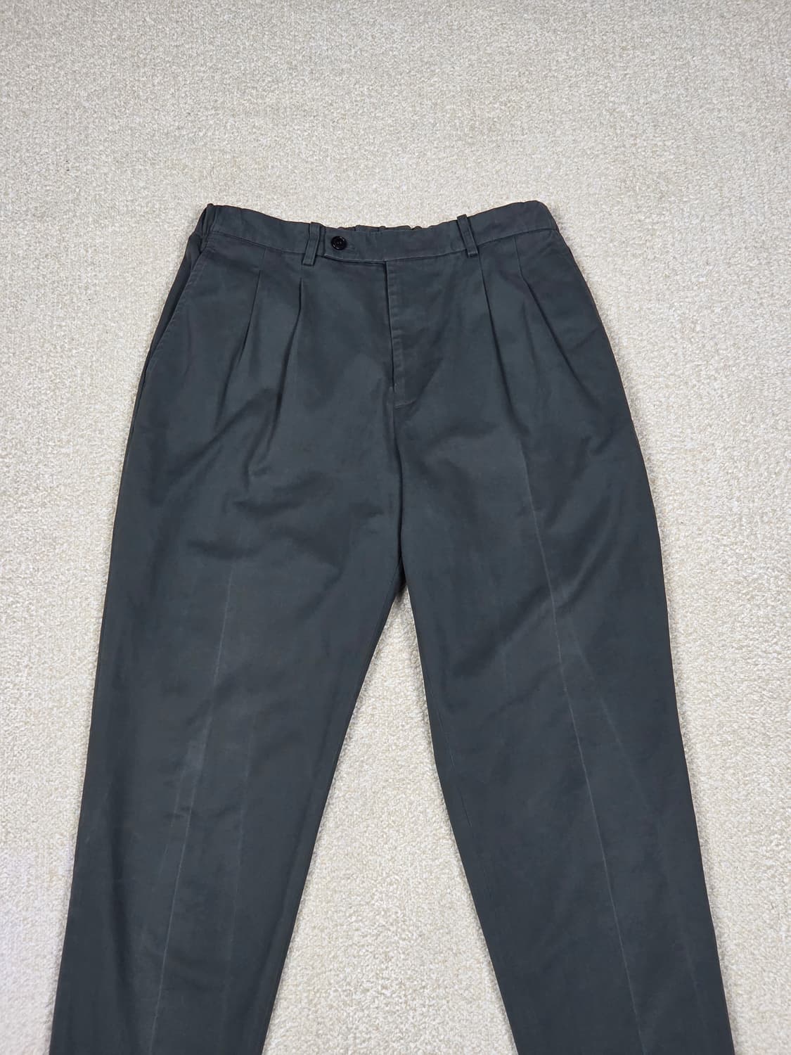 [알레그리] 코튼 스판 뒷밴딩 턱 팬츠 | 00257 상품이미지2