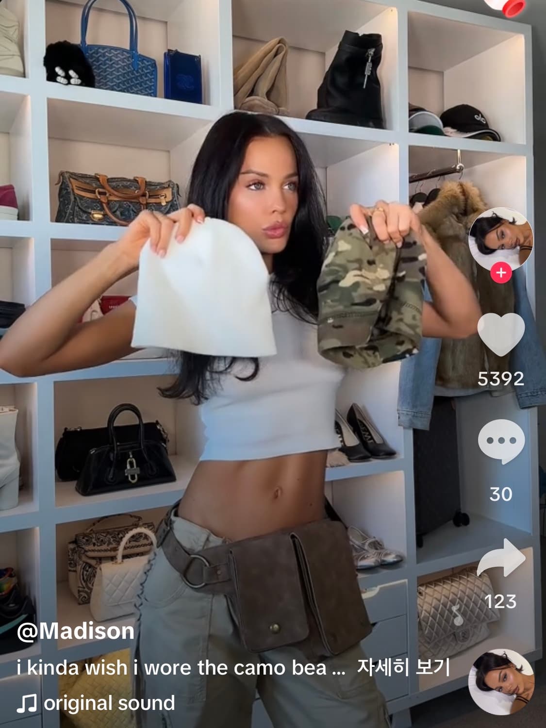 USA 데저트 사막 카모 패턴 플리스 비니 상품이미지7