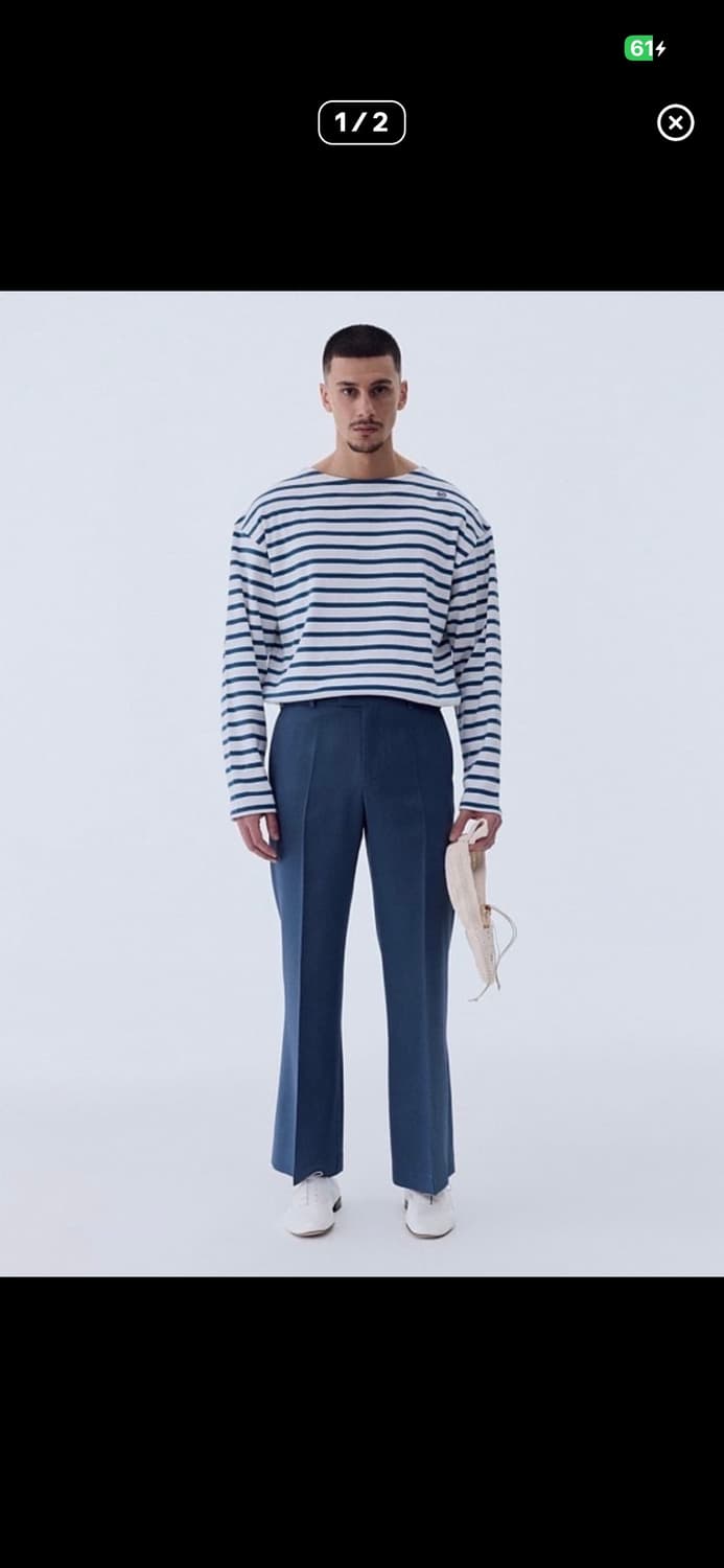 렉토 모나코 스트라이프 티셔츠 S 상품이미지1