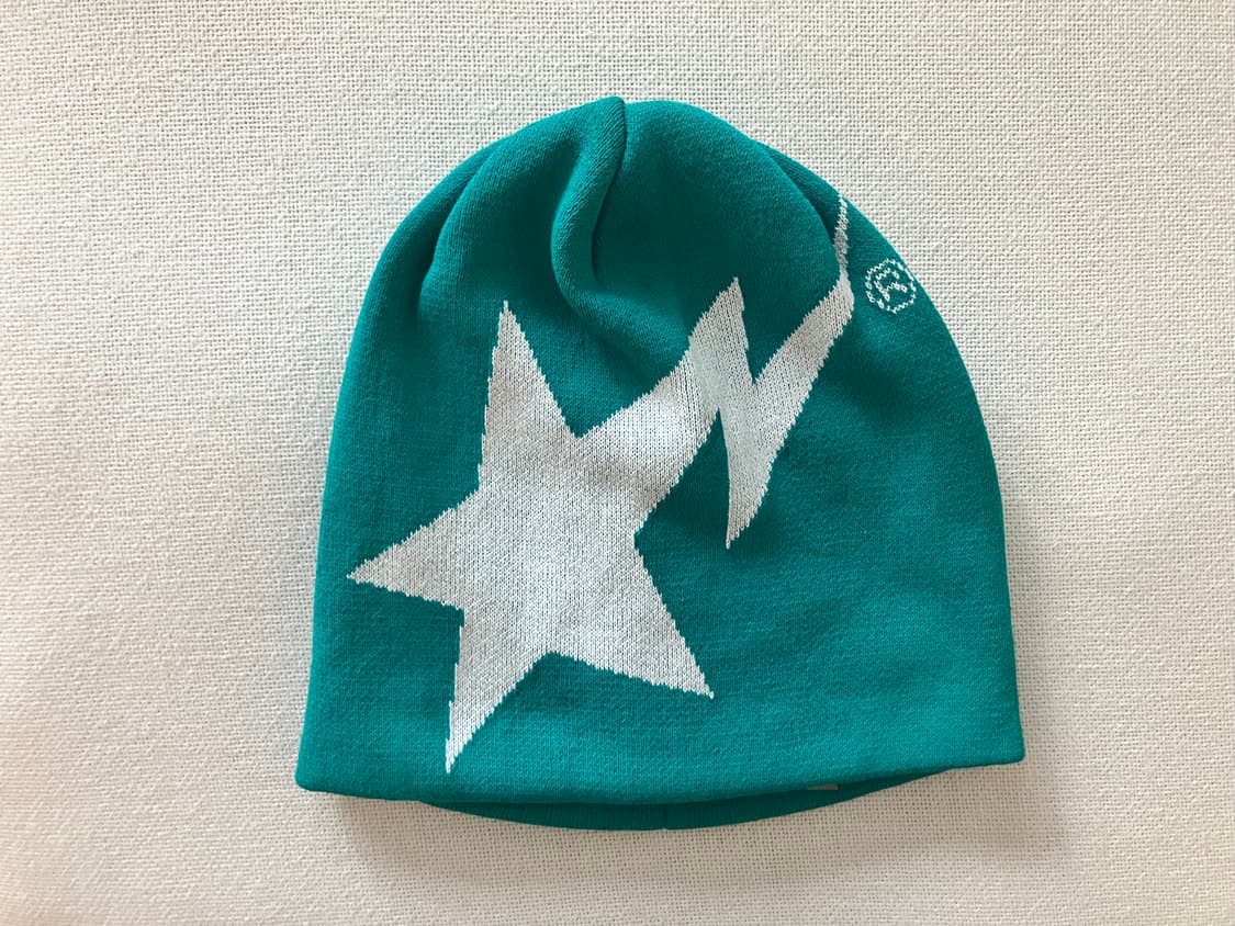 베이프 스타 니트 비니 그린  상품이미지1