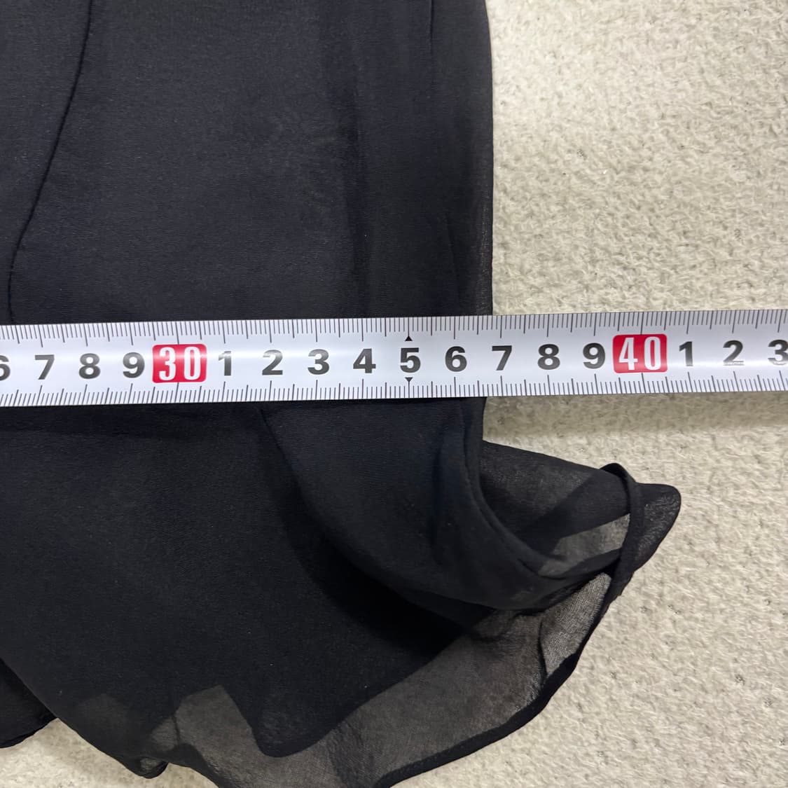 (실측 참고) DKNY 시스루 타이 블라우스 1205 상품이미지8