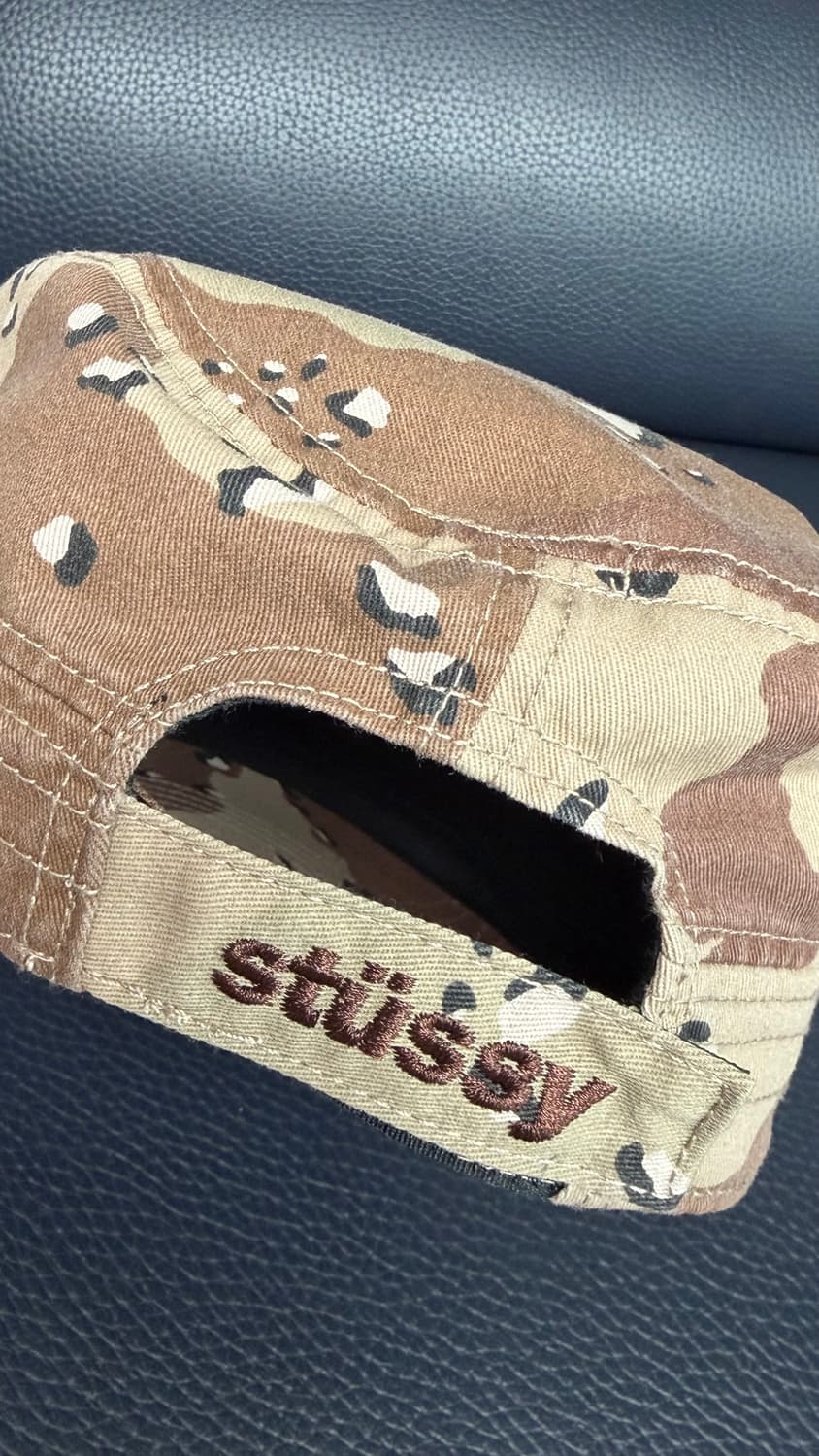 Stussy Helvetica Logo Cadet Cap Camo 상품이미지7