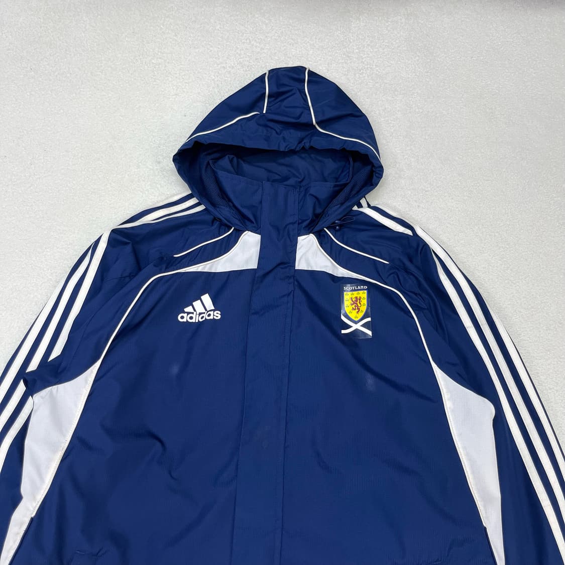 Adidas navy Scotland windbreak jacket 상품이미지5