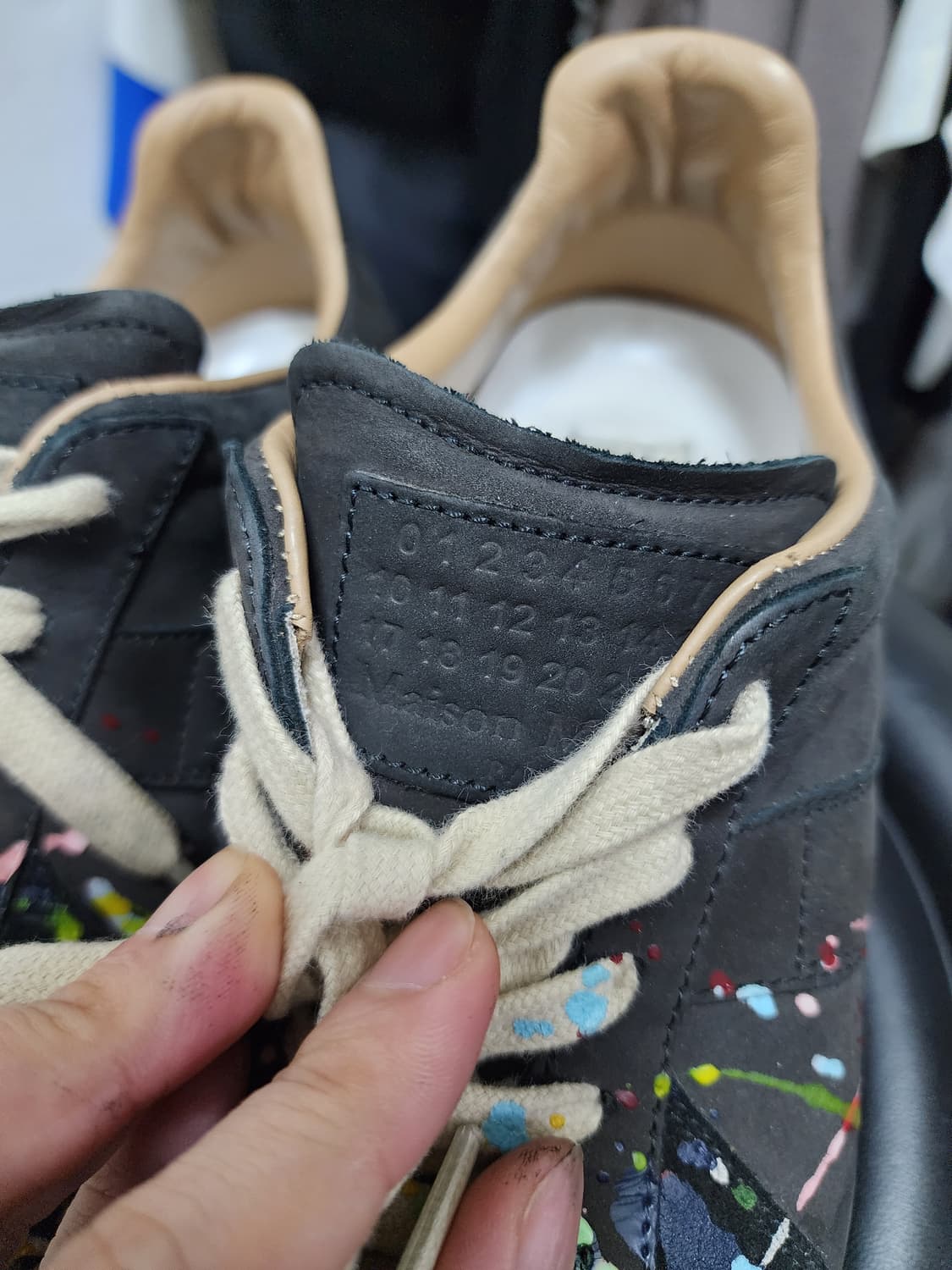 메종마르지엘라 독일군 페인팅 스니커즈 상품이미지5