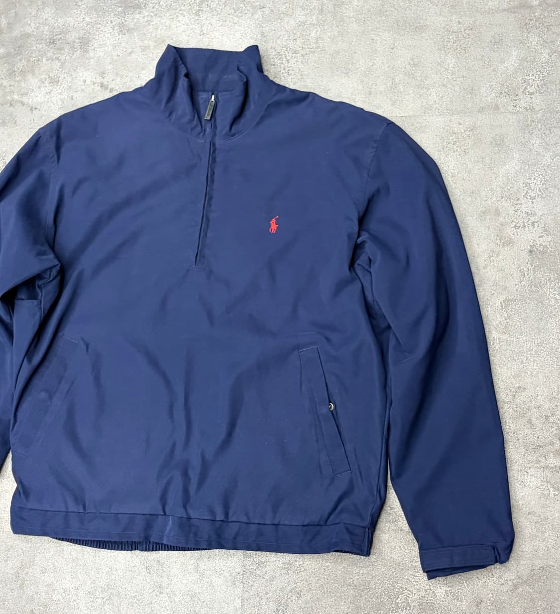 폴로 랄프로렌 네이비 바람막이 하프집업 상품이미지5