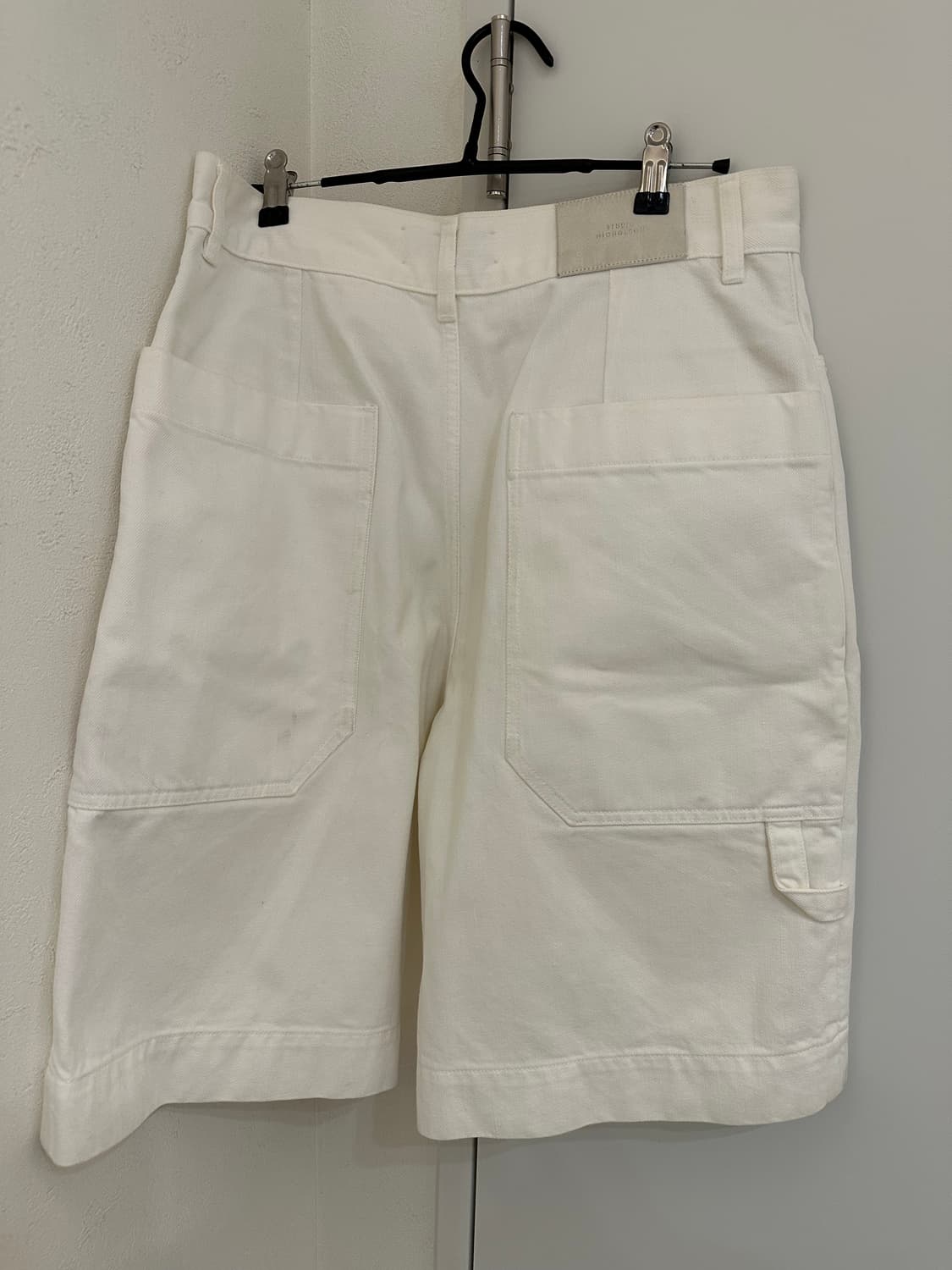 스튜디오 니콜슨 화이트 데님 쇼츠  상품이미지2