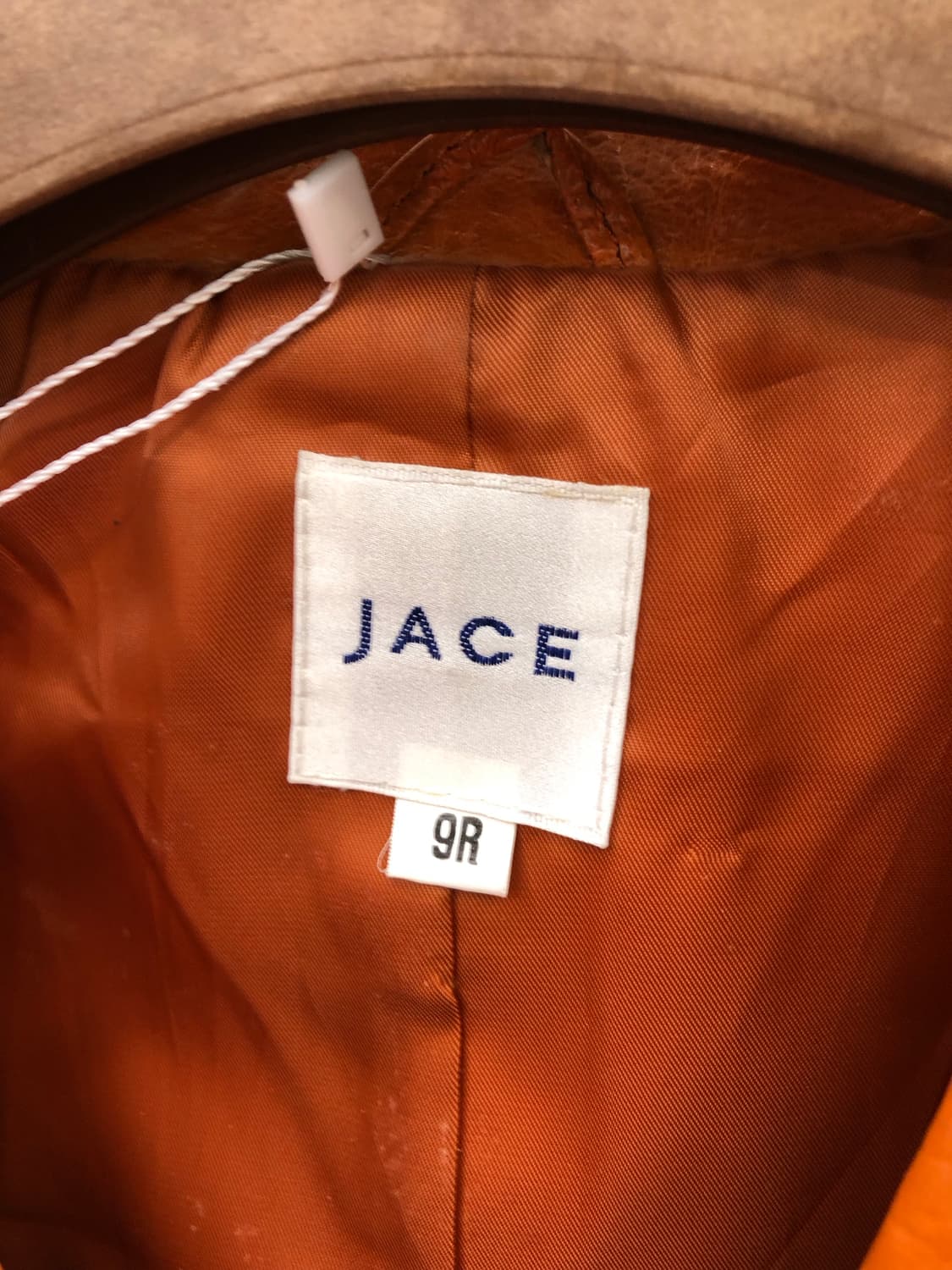 돈피 레더 카코트 오렌지 상품이미지3