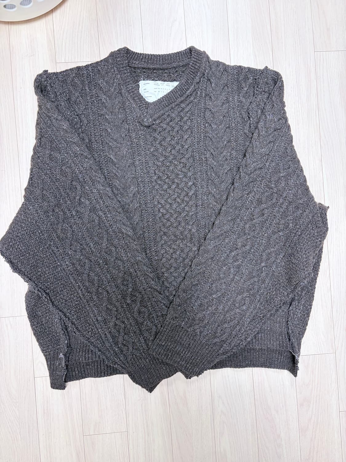 Camiel fortgens 25fw 프랑켄슈타인 니트 L사이즈 상품이미지1