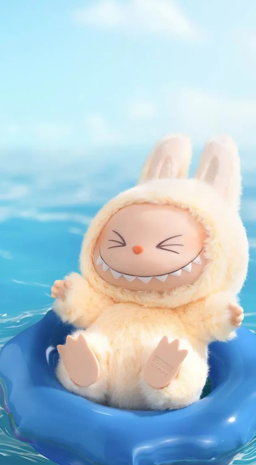 정품)라부부 나랑 같이 놀자 인형 시리즈 시시 키링 상품이미지5