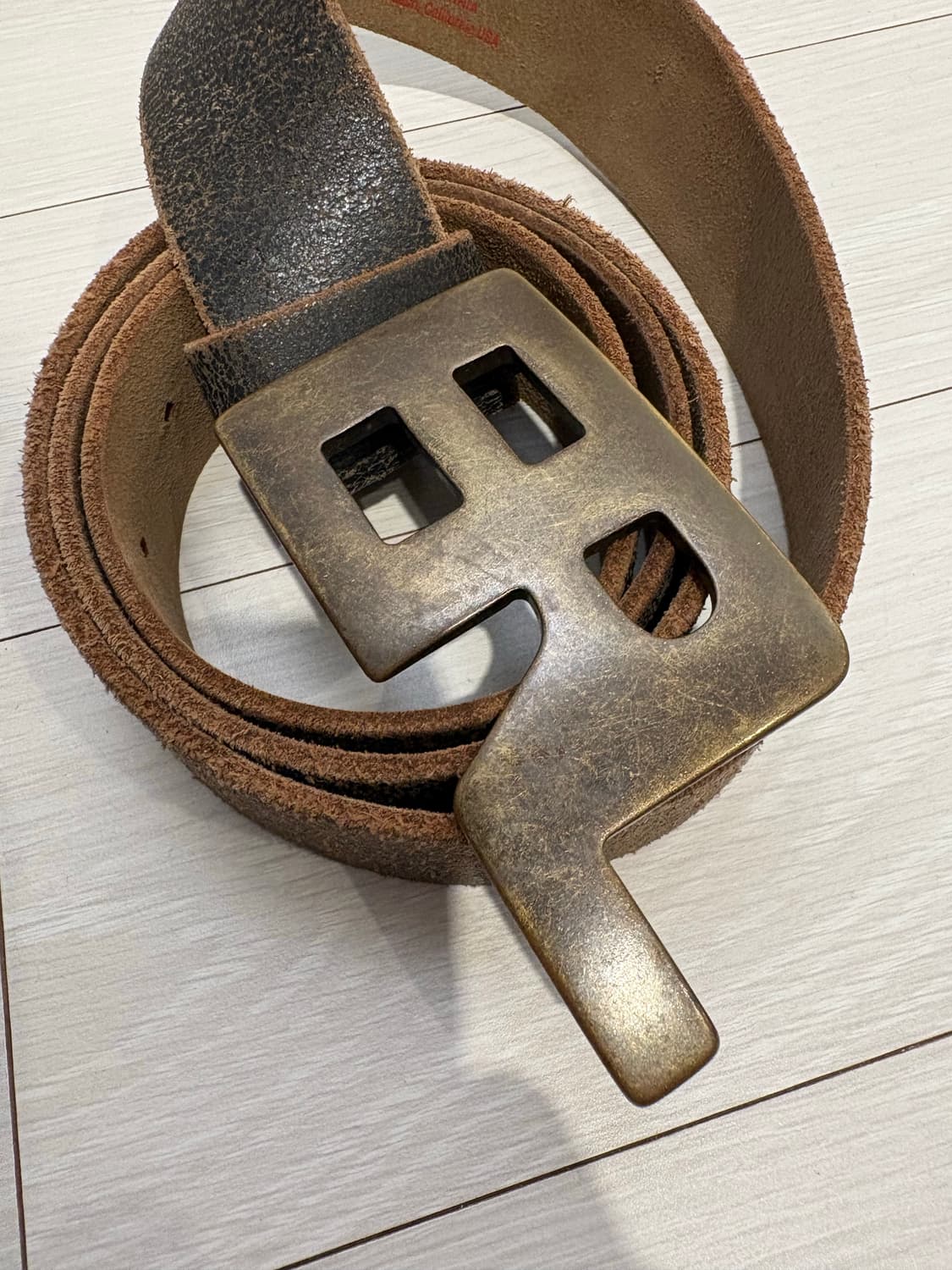 ERL 로고 버클 벨트 상품이미지1