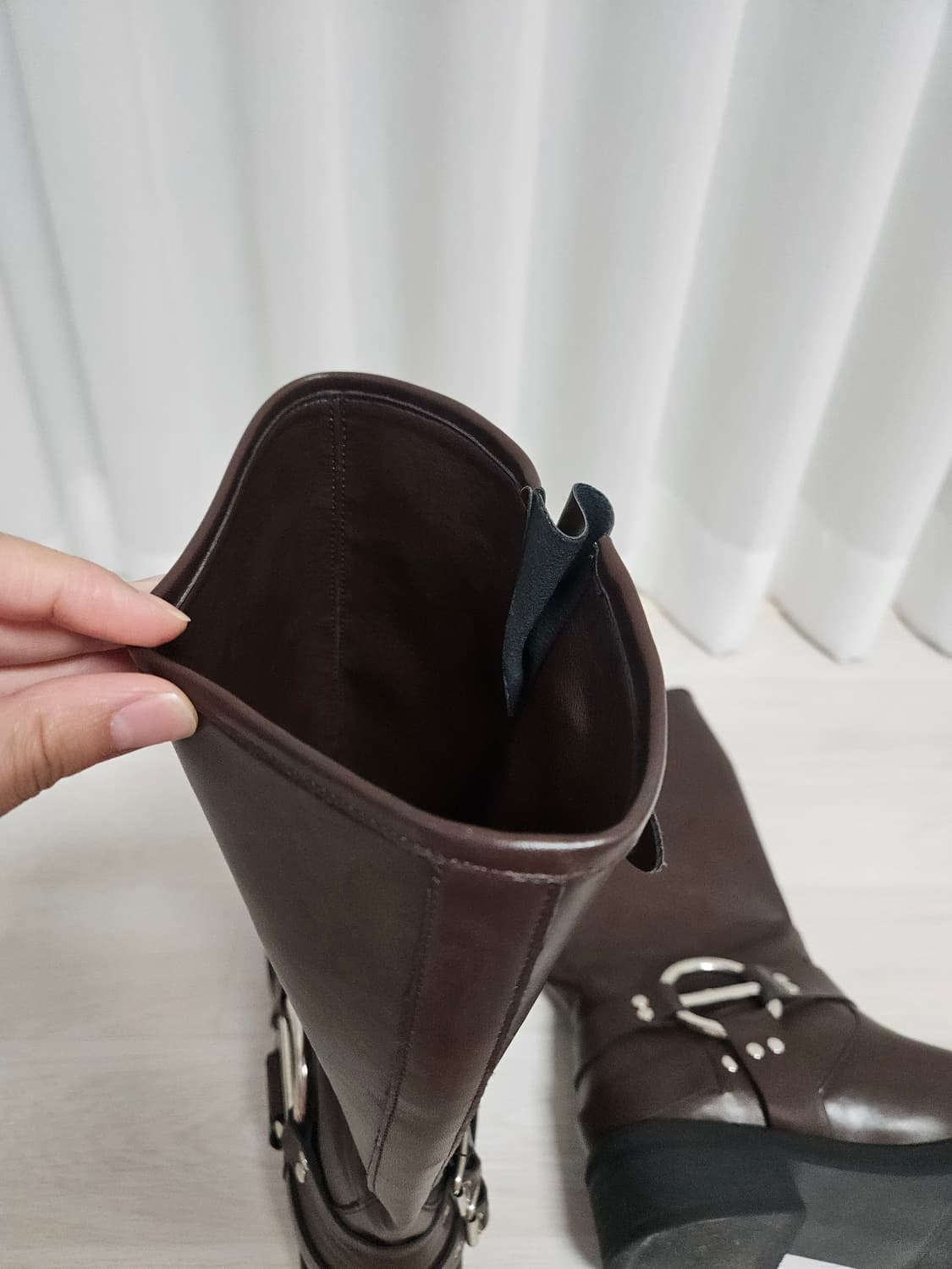 버클하프부츠 브라운 245mm 상품이미지6