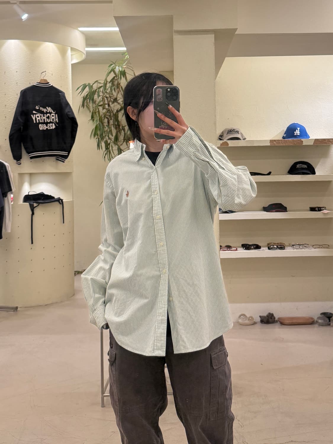 랄프 로렌 스트라이프 셔츠  상품이미지1