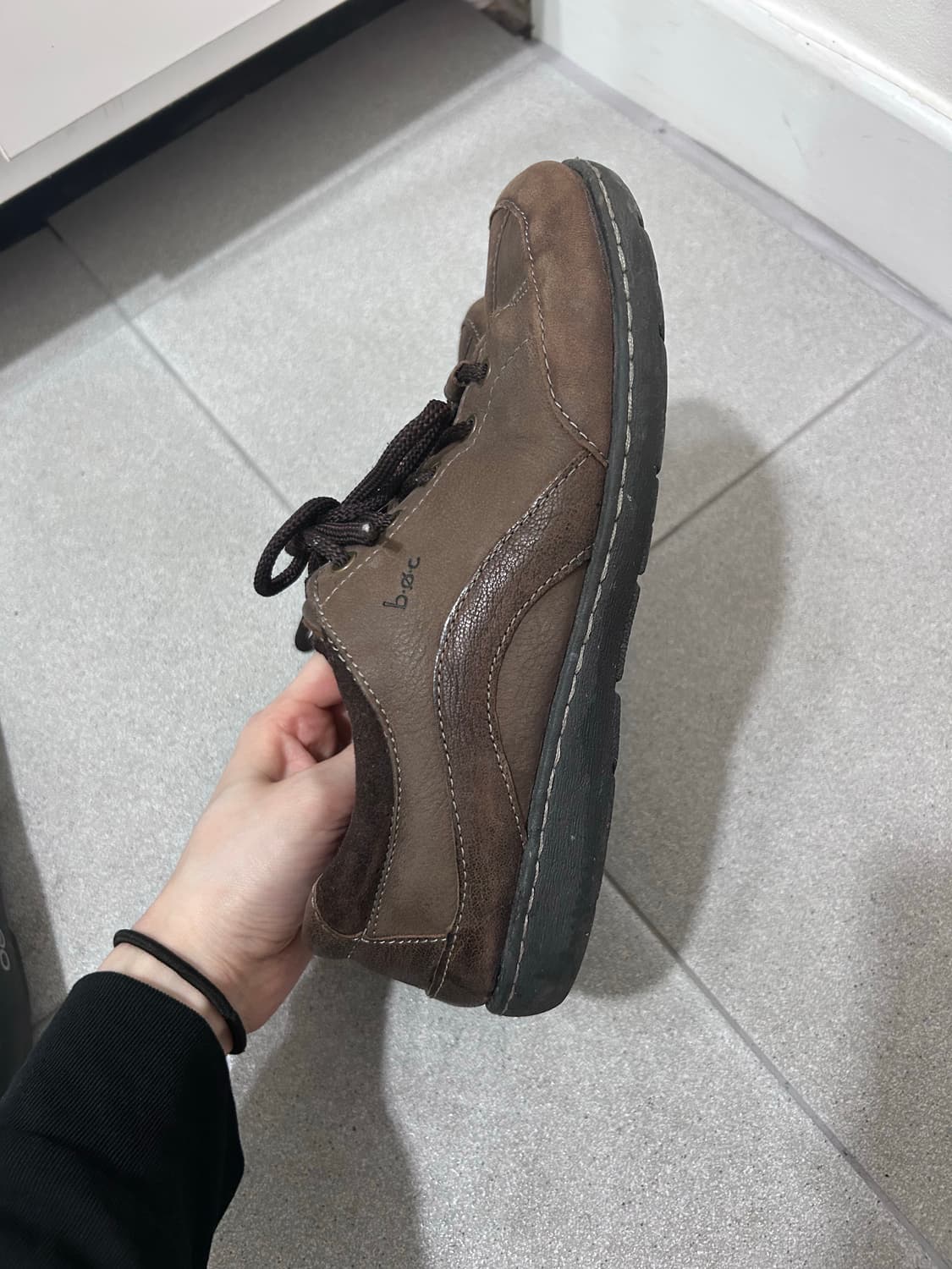 boc 빈티지 브라운 레더 스니커즈 상품이미지4