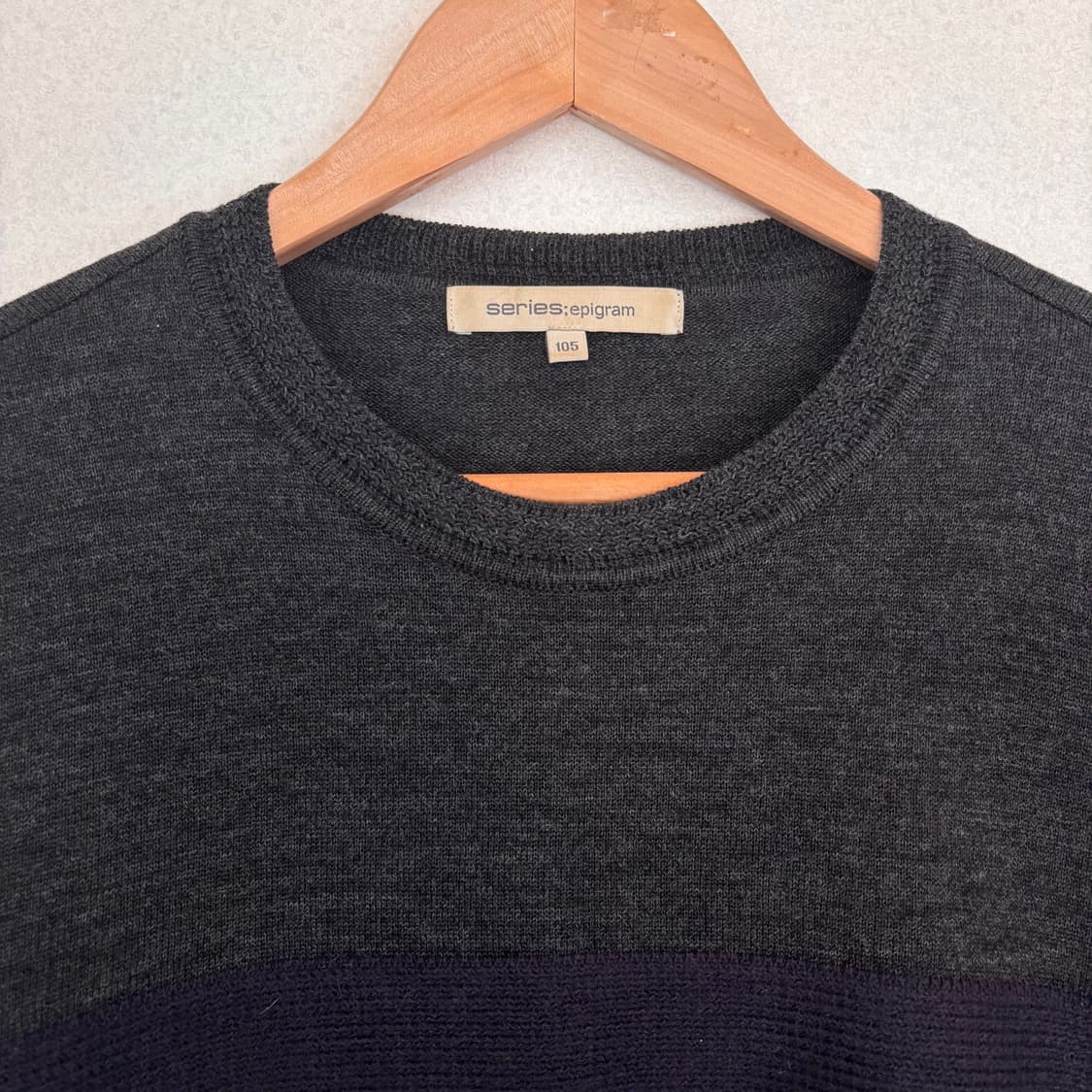 시리즈 에피그램 100 캐주얼 니트 스트라이프 가성비 상품이미지2