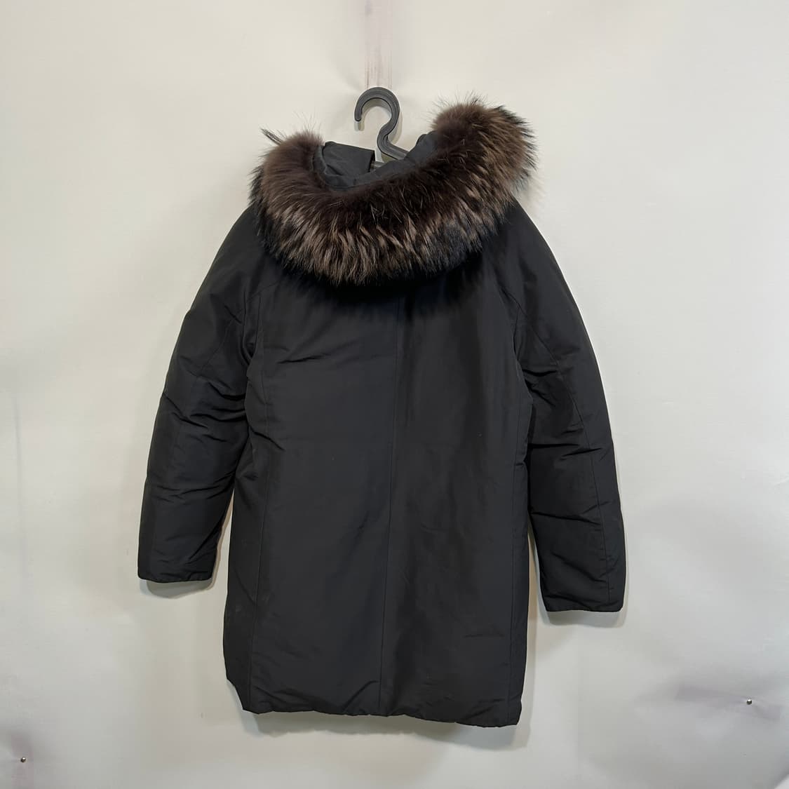 한섬 시스템옴므 남성 라쿤퍼 구스 패딩 새상품급 105 상품이미지2