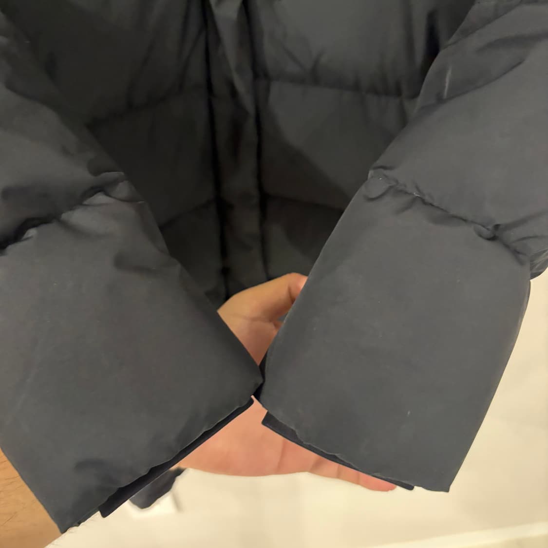 라푸마 블랙 구스다운 롱패딩 점퍼 160 상품이미지4