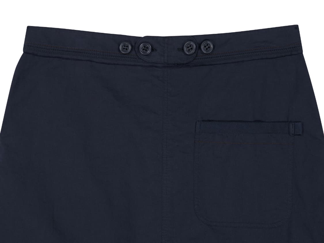 로우 엣지 코튼 스커트 네이비 0사이즈 상품이미지4