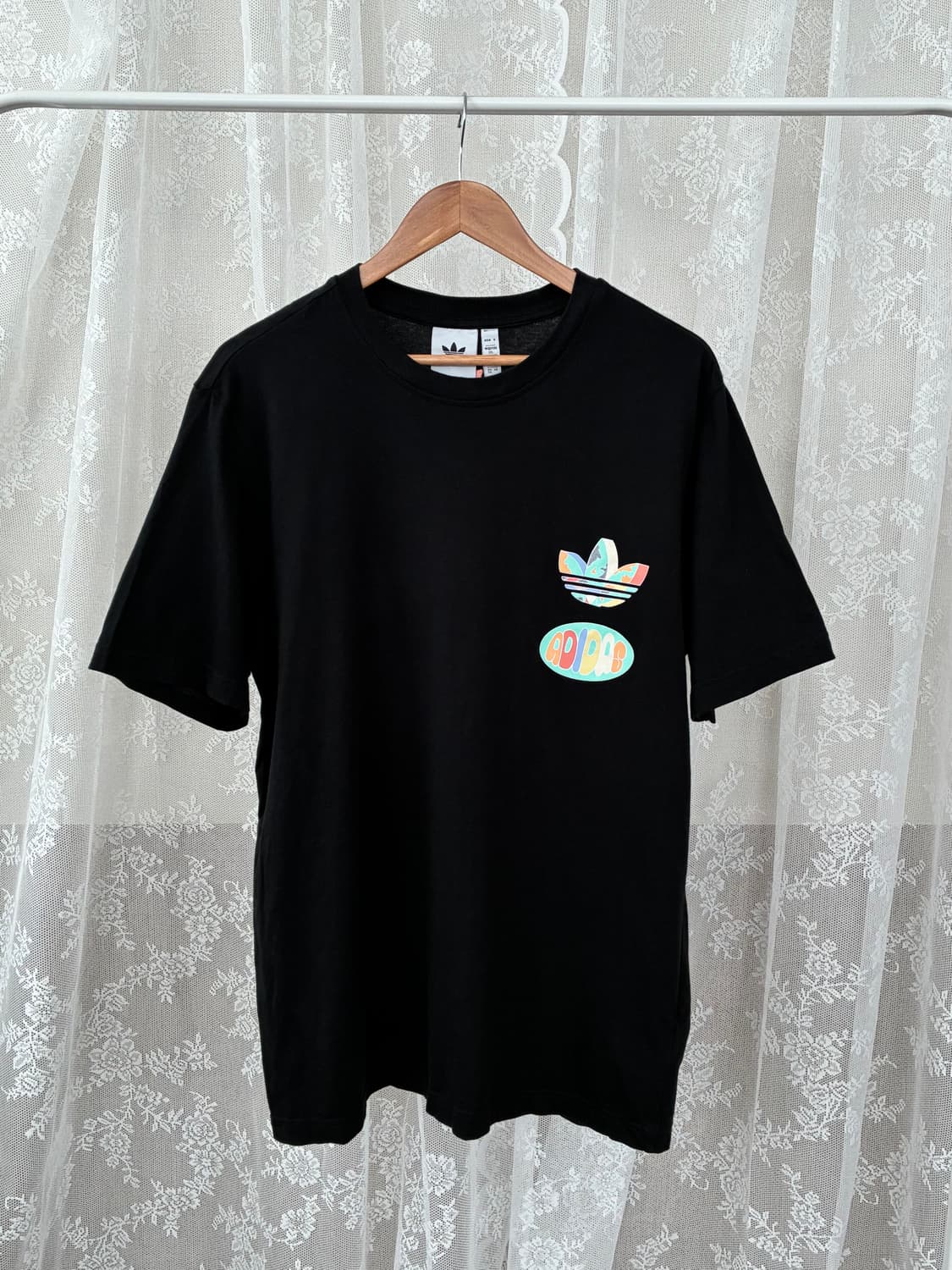 2XL) 아디다스 그래픽 반팔 티셔츠 블랙 상품이미지2