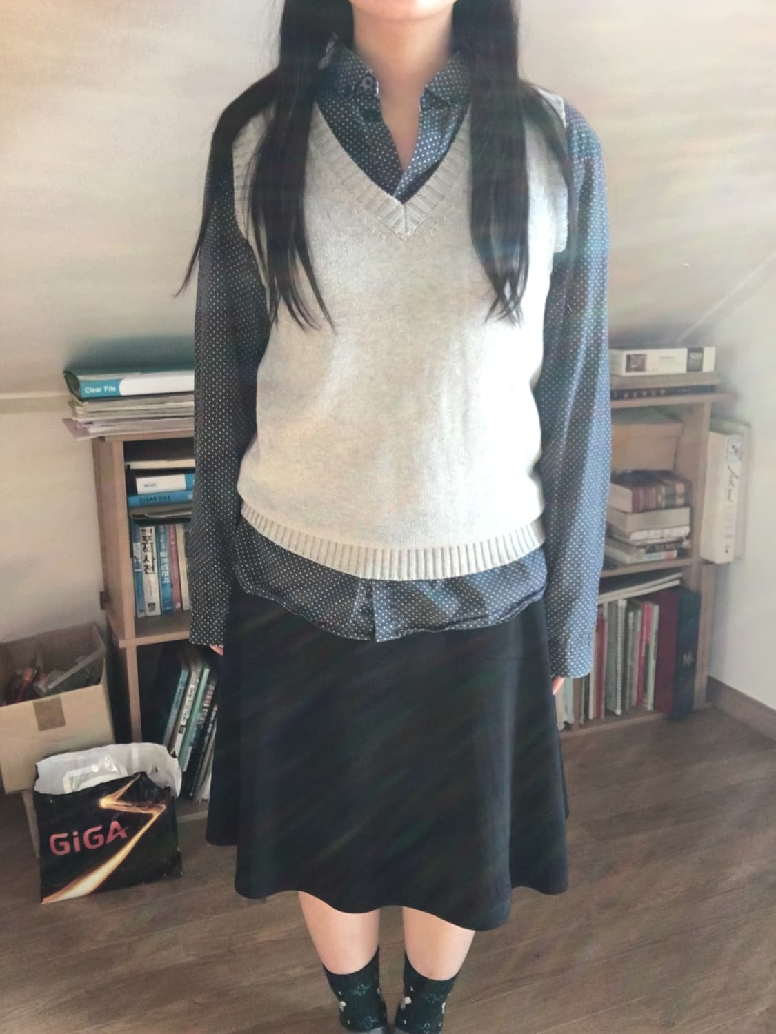 dot cotton shirt 상품이미지3