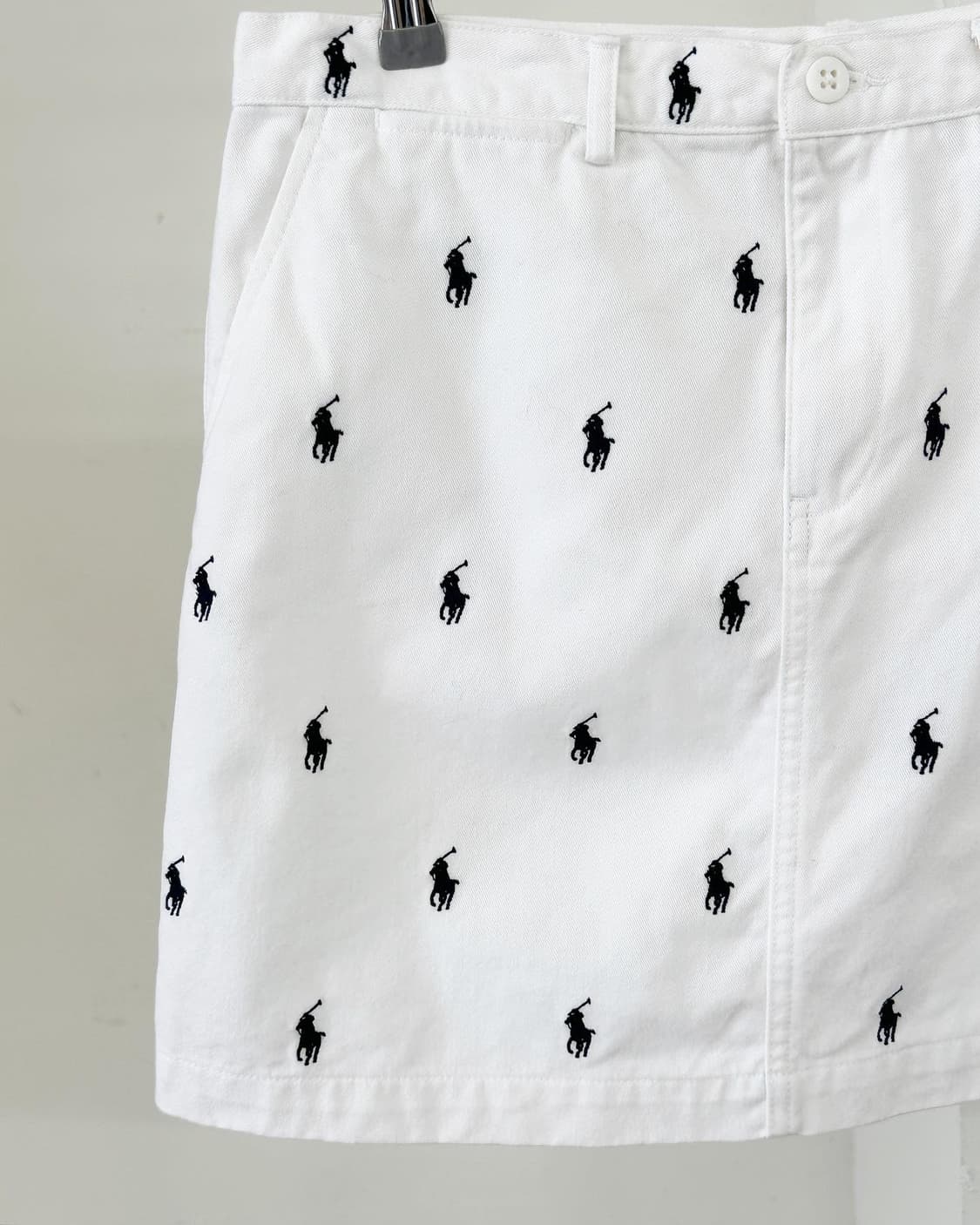 폴로 랄프로렌 포니 패턴 화이트 스커트  상품이미지6