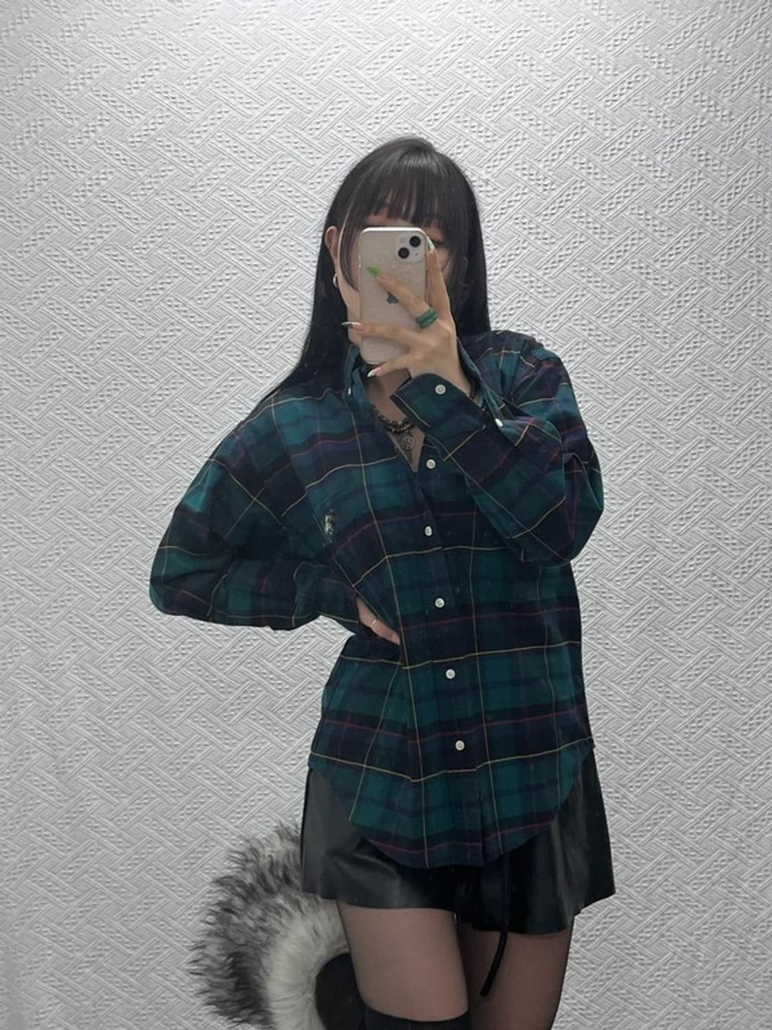 폴로 랄프로렌 블레이크 타탄체크 도그패치 셔츠 90 C09271 상품이미지1