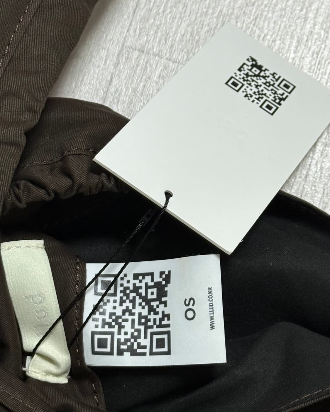 러드 코튼 크로스백 브라운 상품이미지3