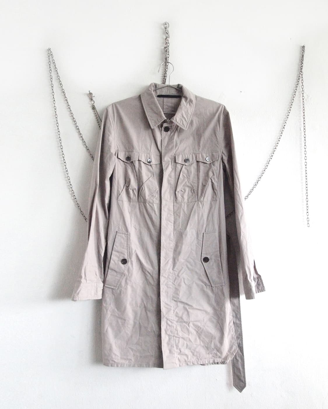 rare* [46] 크리스반아쉐 밀리터리 클립포켓 코트 상품이미지5