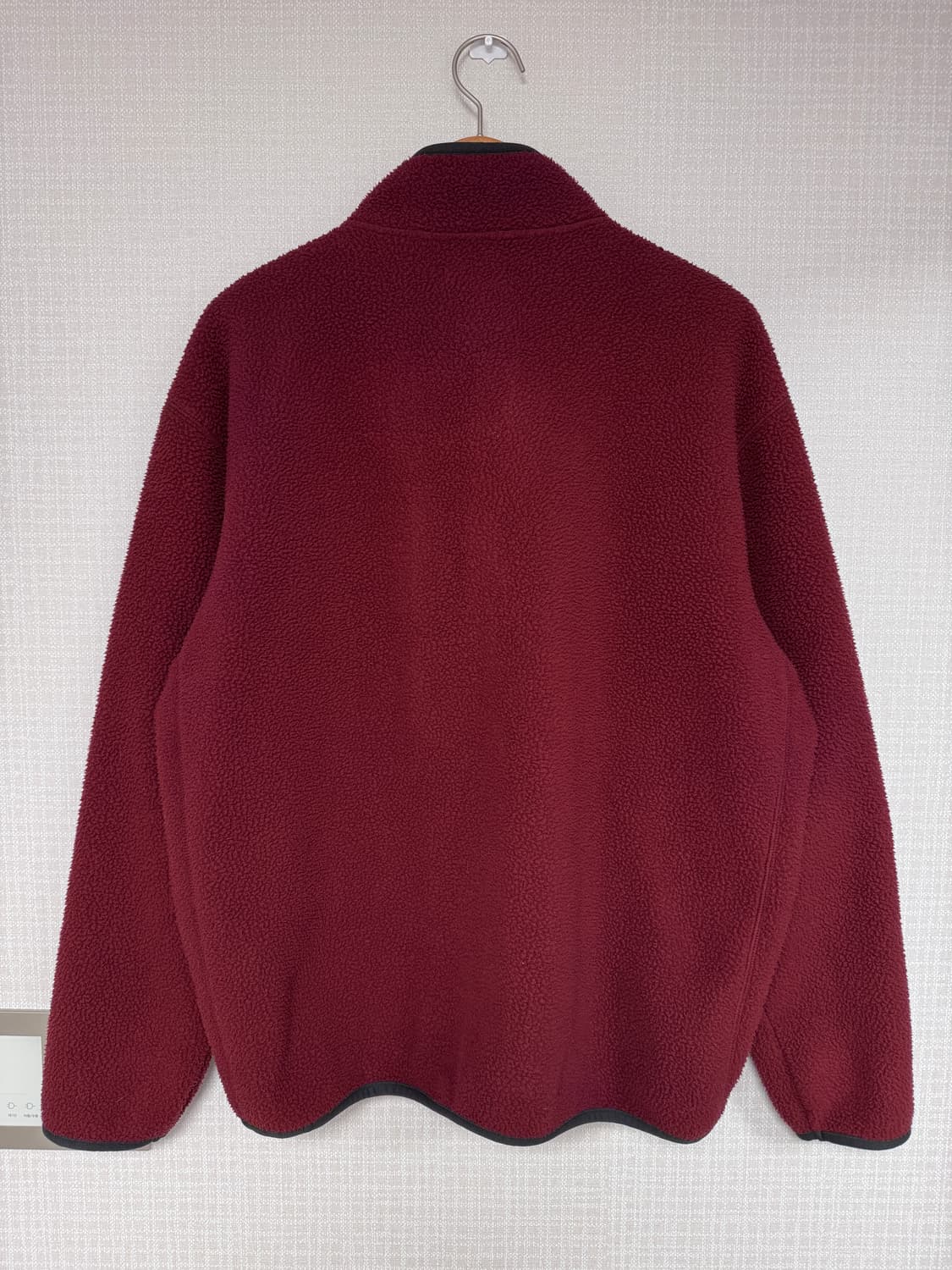 와일드브릭스 플리스 풀오버 와인 XL 상품이미지2