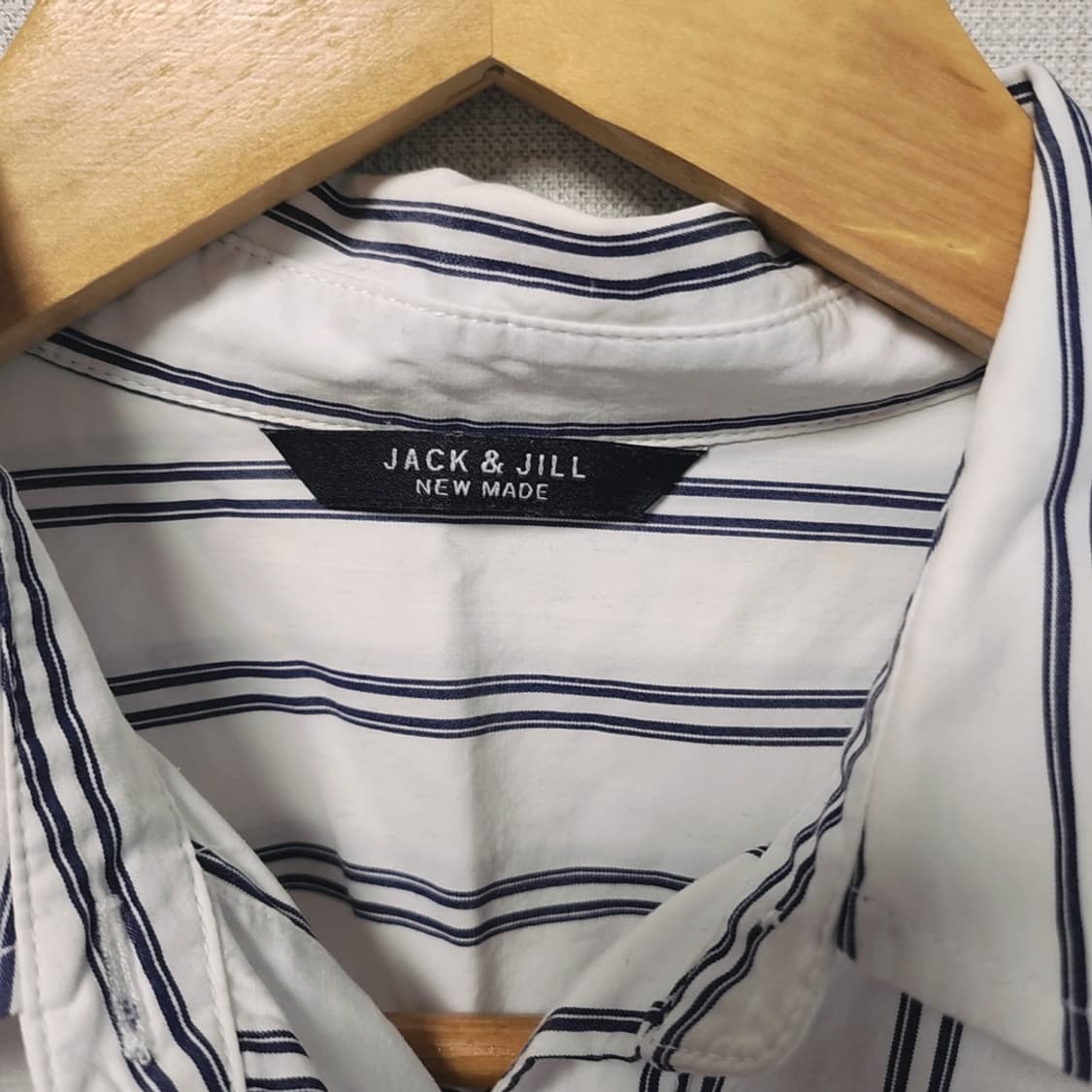 [Free] 잭앤질 반집업 스트라이프 셔츠 상품이미지3