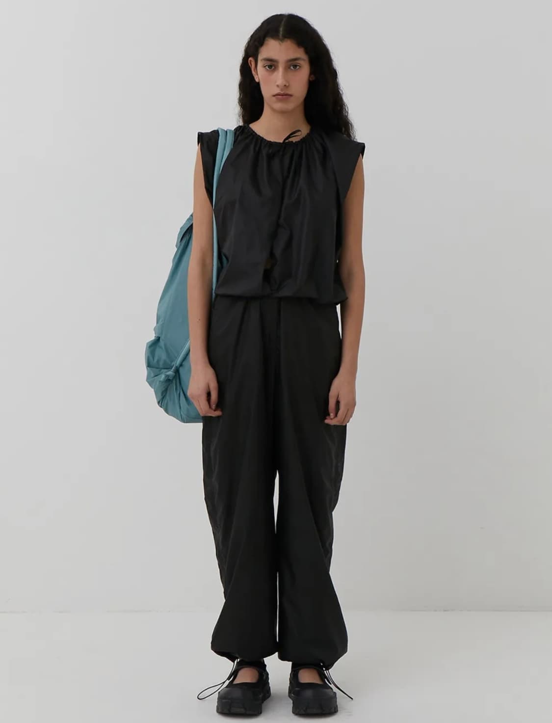 AMOMENTO WOMAN SHIRRED PANTS 1SIZE 상품이미지1
