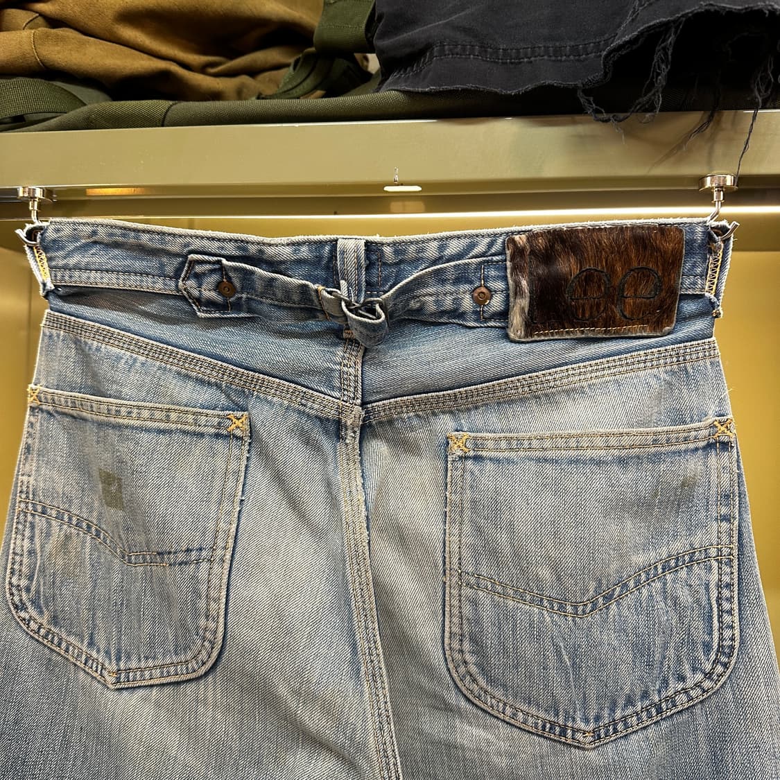30s Lee Cow Boy 101 Distressed Jeans 상품이미지6