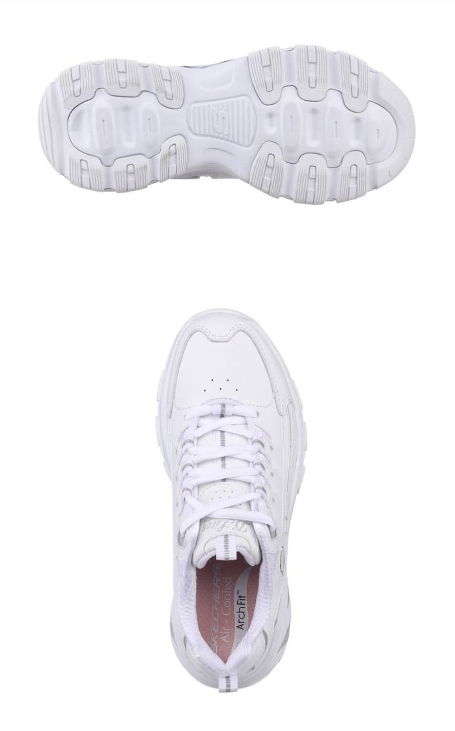 250) 스케쳐스 딜라이트 4.0 화이트 운동화 상품이미지2