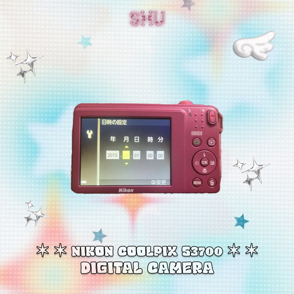 니콘 쿨픽스 Coolpix S3700 빈티지 디카 핑크 상품이미지5