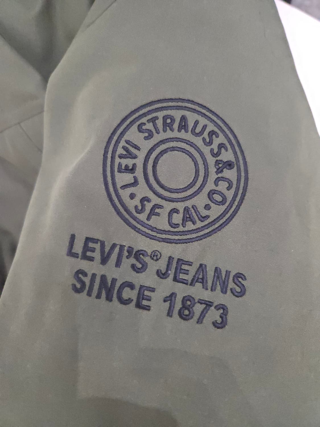 리바이스 구스다운 카키 야상 패딩 상품이미지6