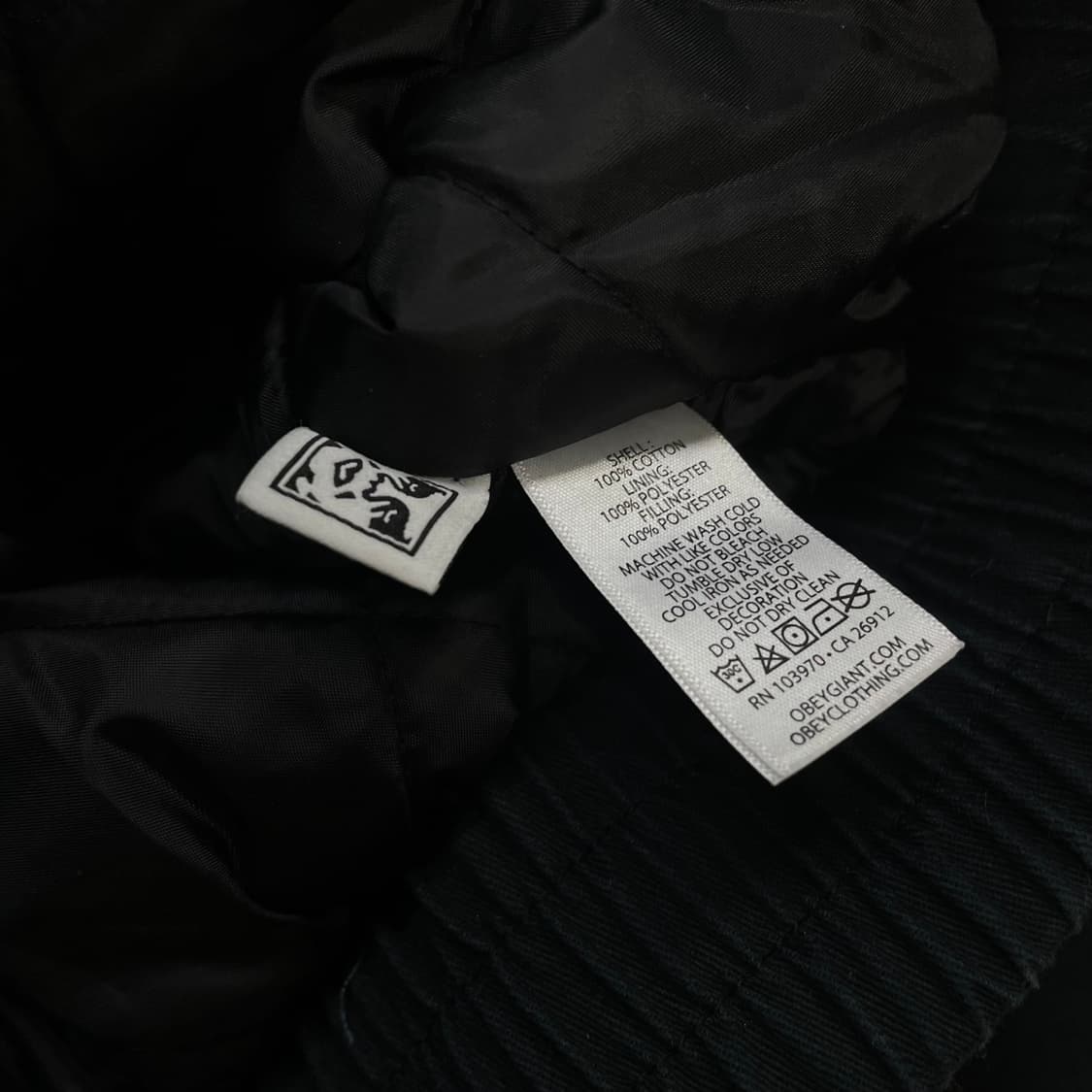 오베이 Obey 콜트레인 점퍼 자켓 블랙 상품이미지4