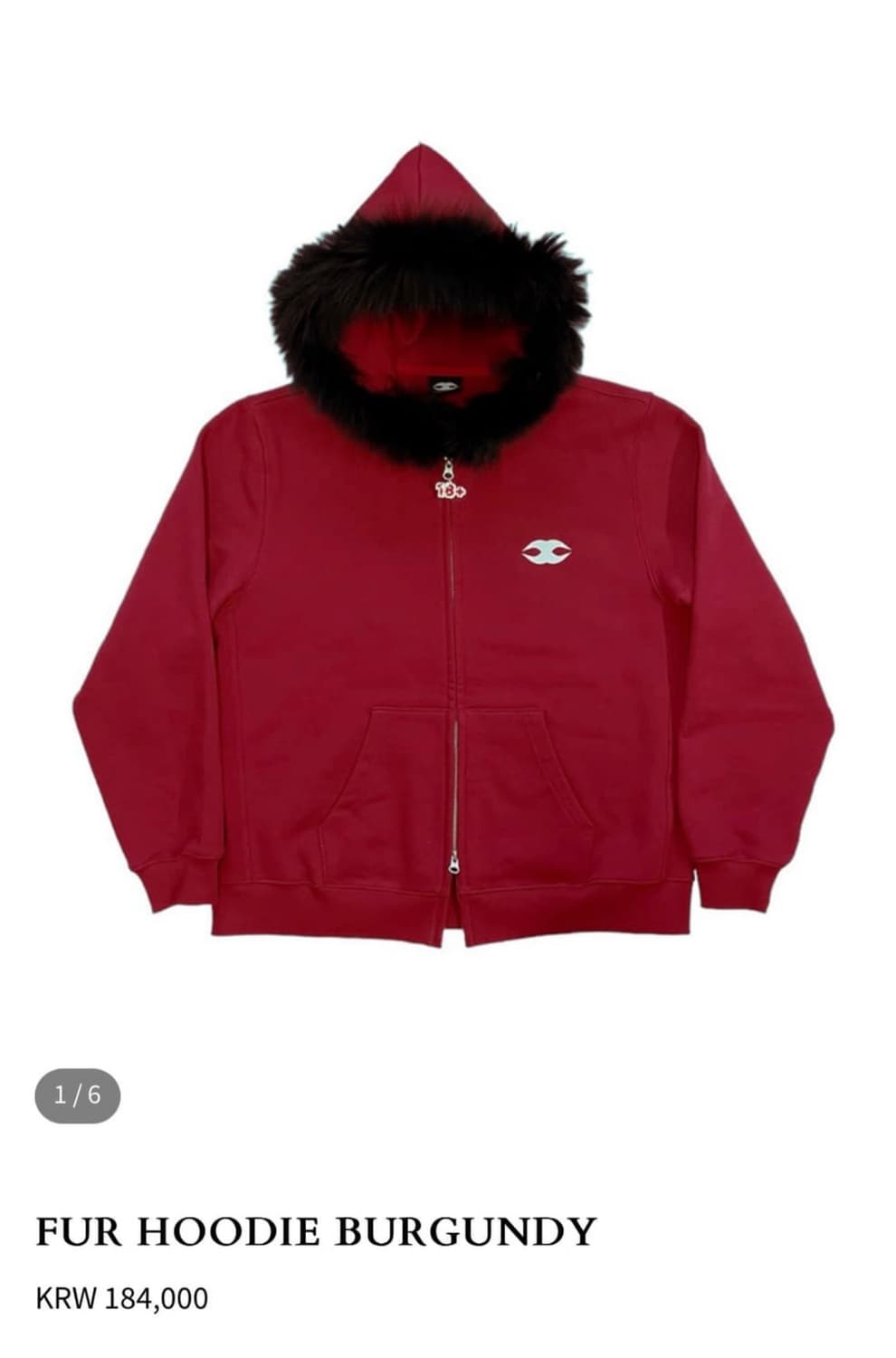 모자이크 소사이어티 퍼 후드집업 상품이미지1