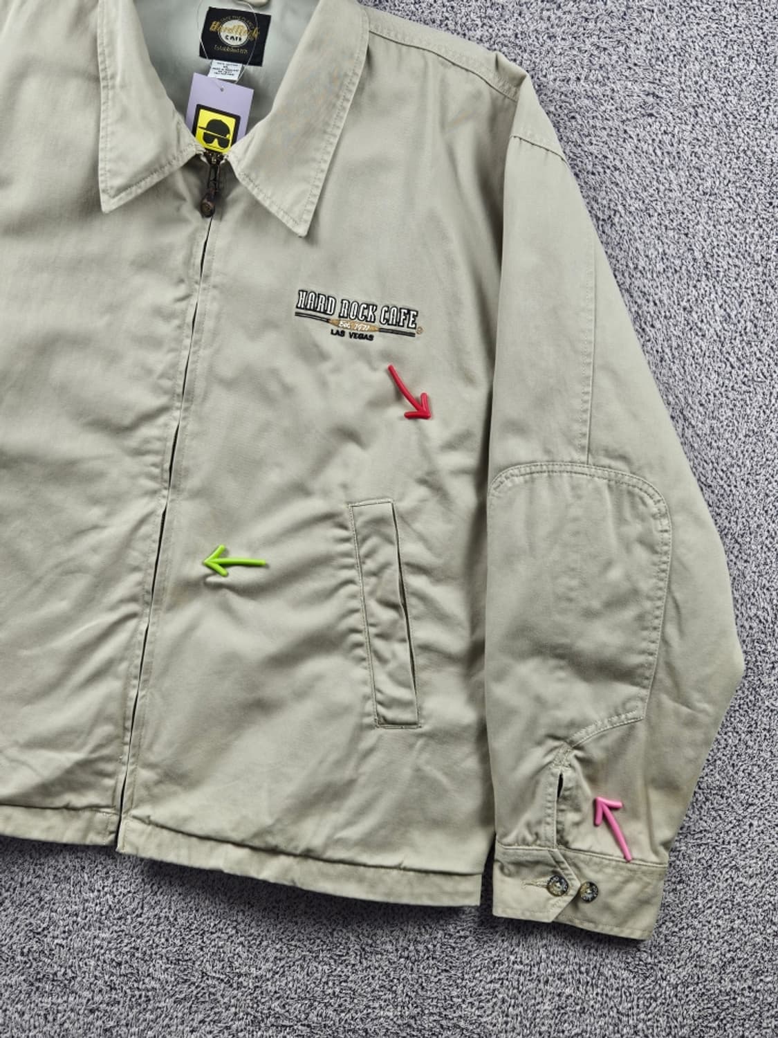 하드락카페 라스베이거스 코튼 블루종 자켓 ( XL ) / 10791 상품이미지6