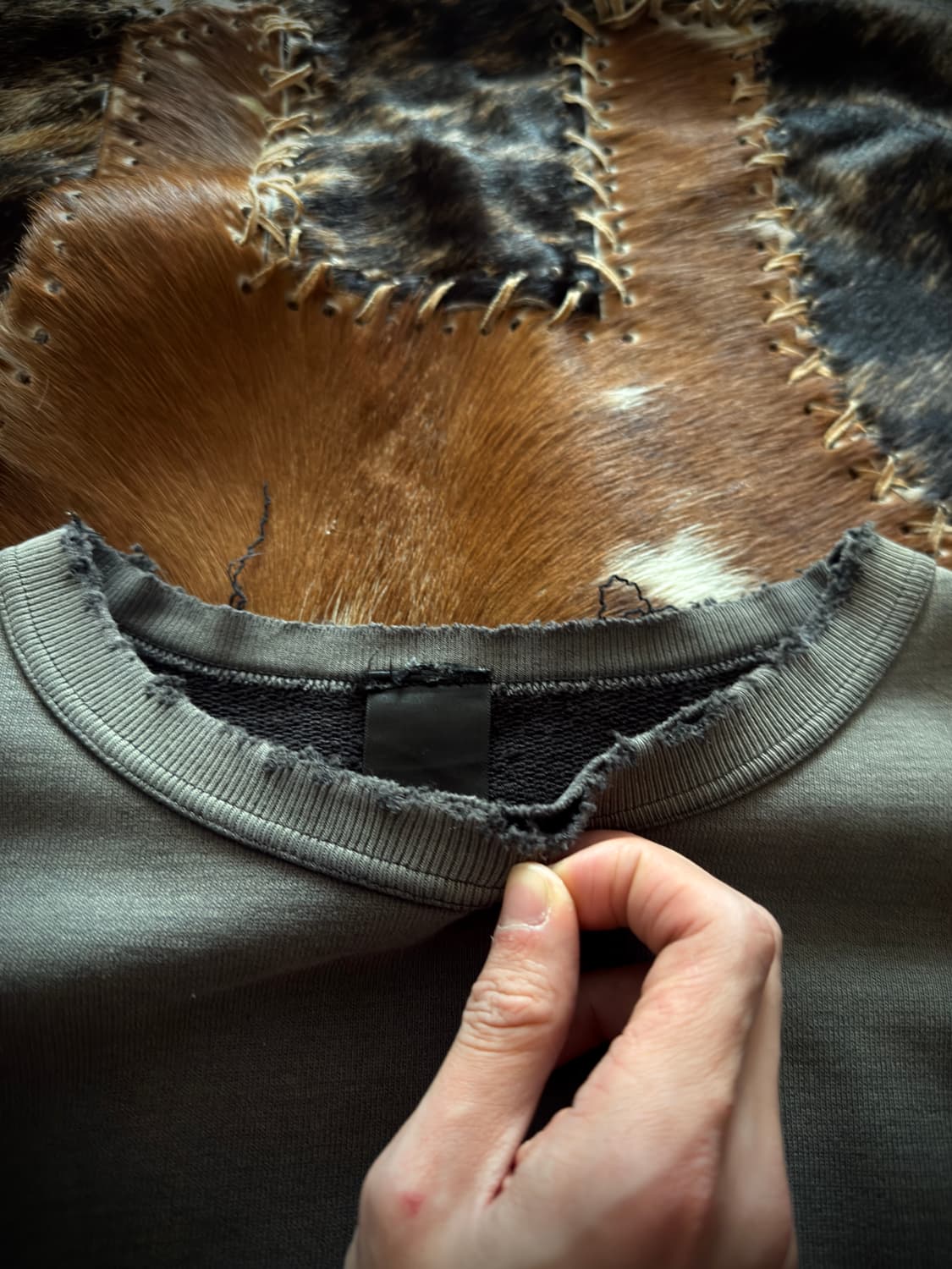 Vintage Hard Faded&destroyed Sweatshirt 상품이미지7