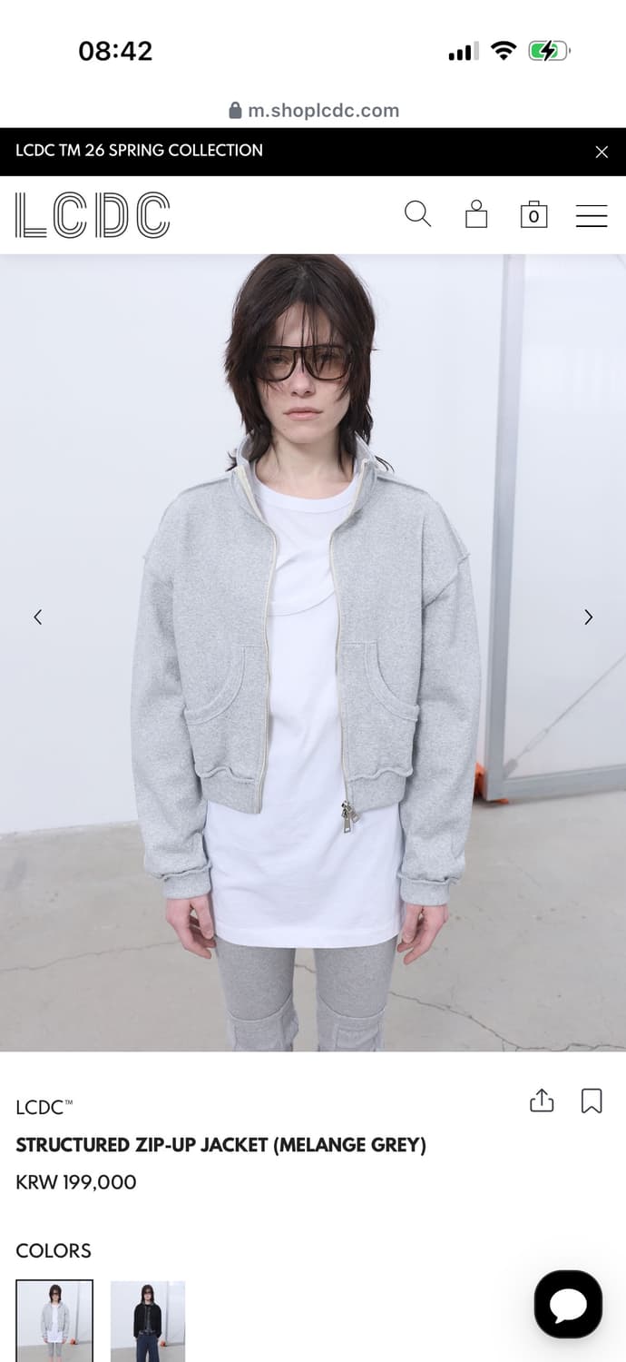 LCDC STRUCTURED ZIP-UP JACKET  상품이미지1