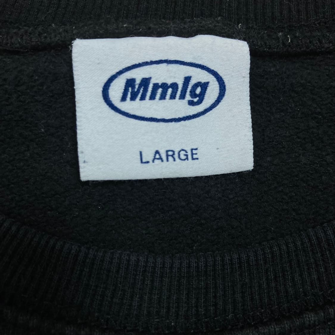 Mmlg 1987 빅로고 블랙 맨투맨 상품이미지3